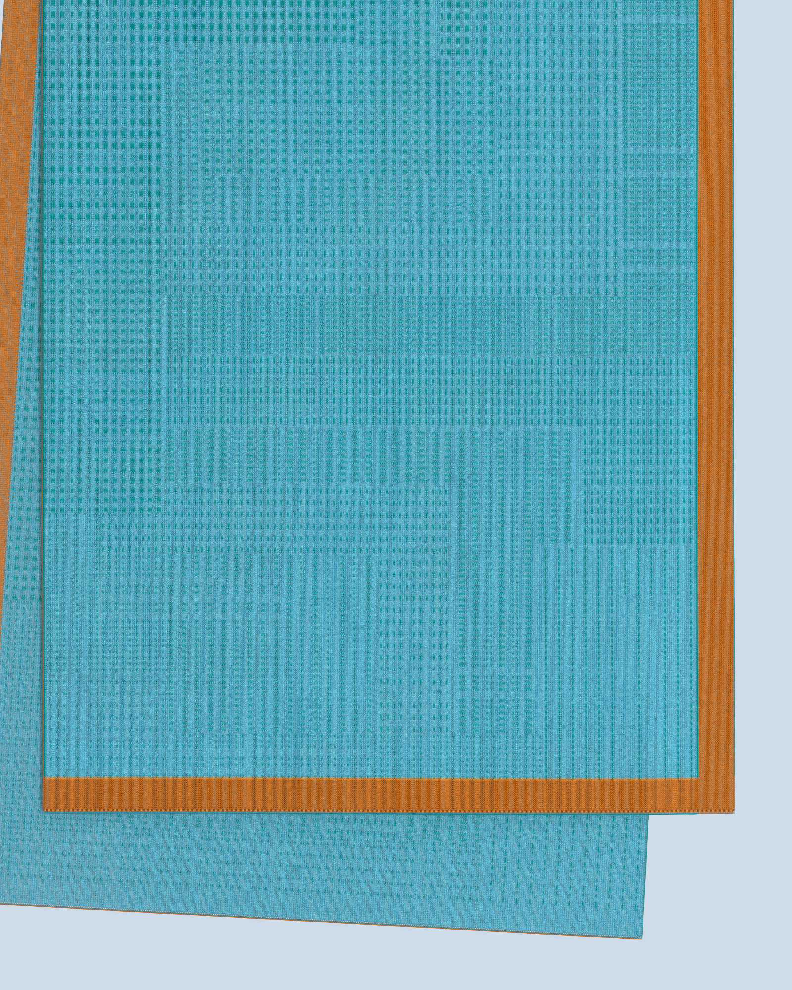 Borealis Scarf | Turquoise-Light Blue-Orange