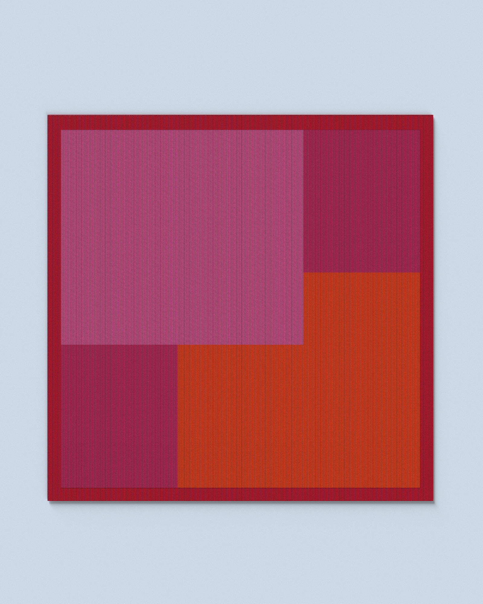 Square Scarf | Pink-Orange-Dark Pink-Red
