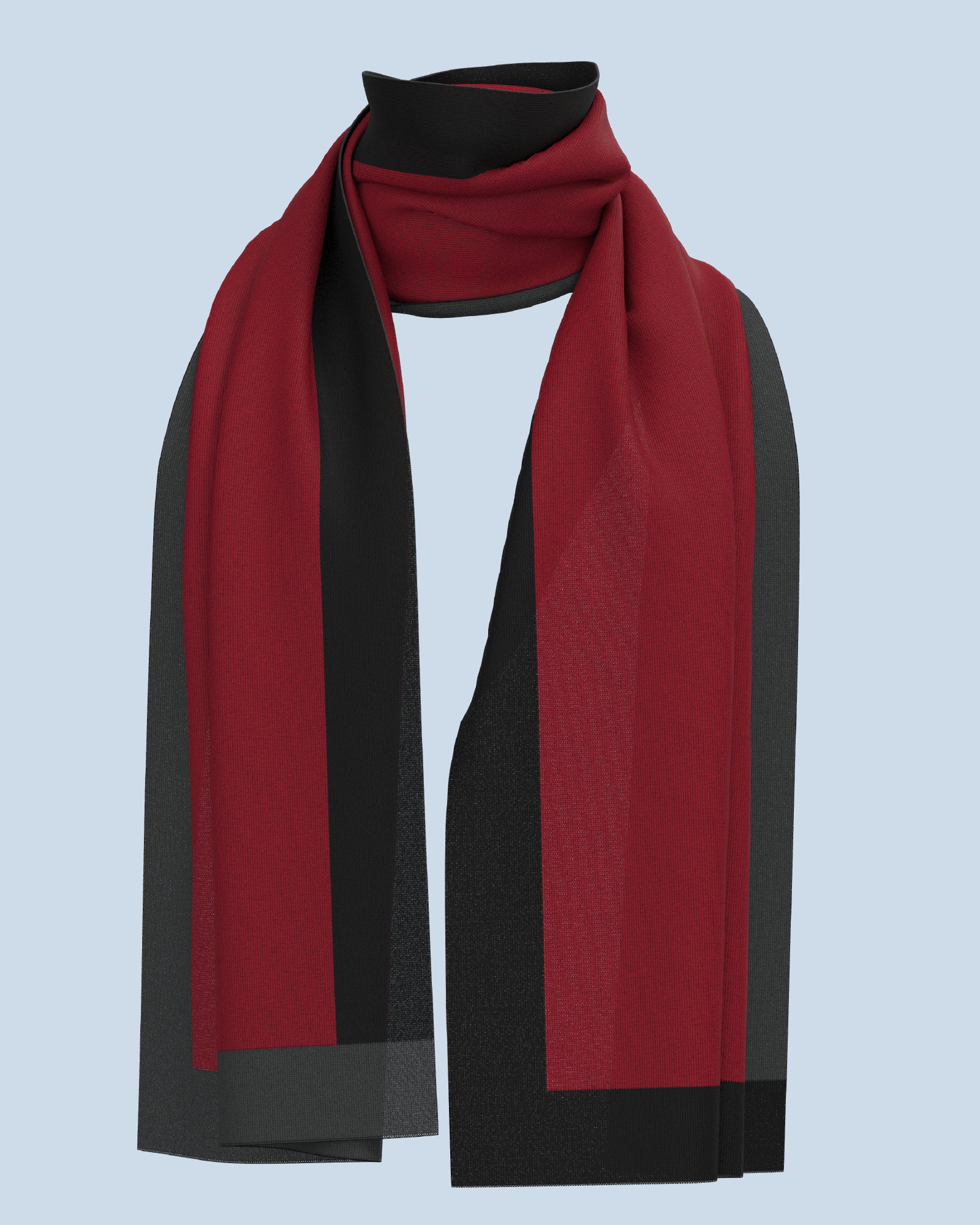 Nebula Scarf | Black-Red-Antra