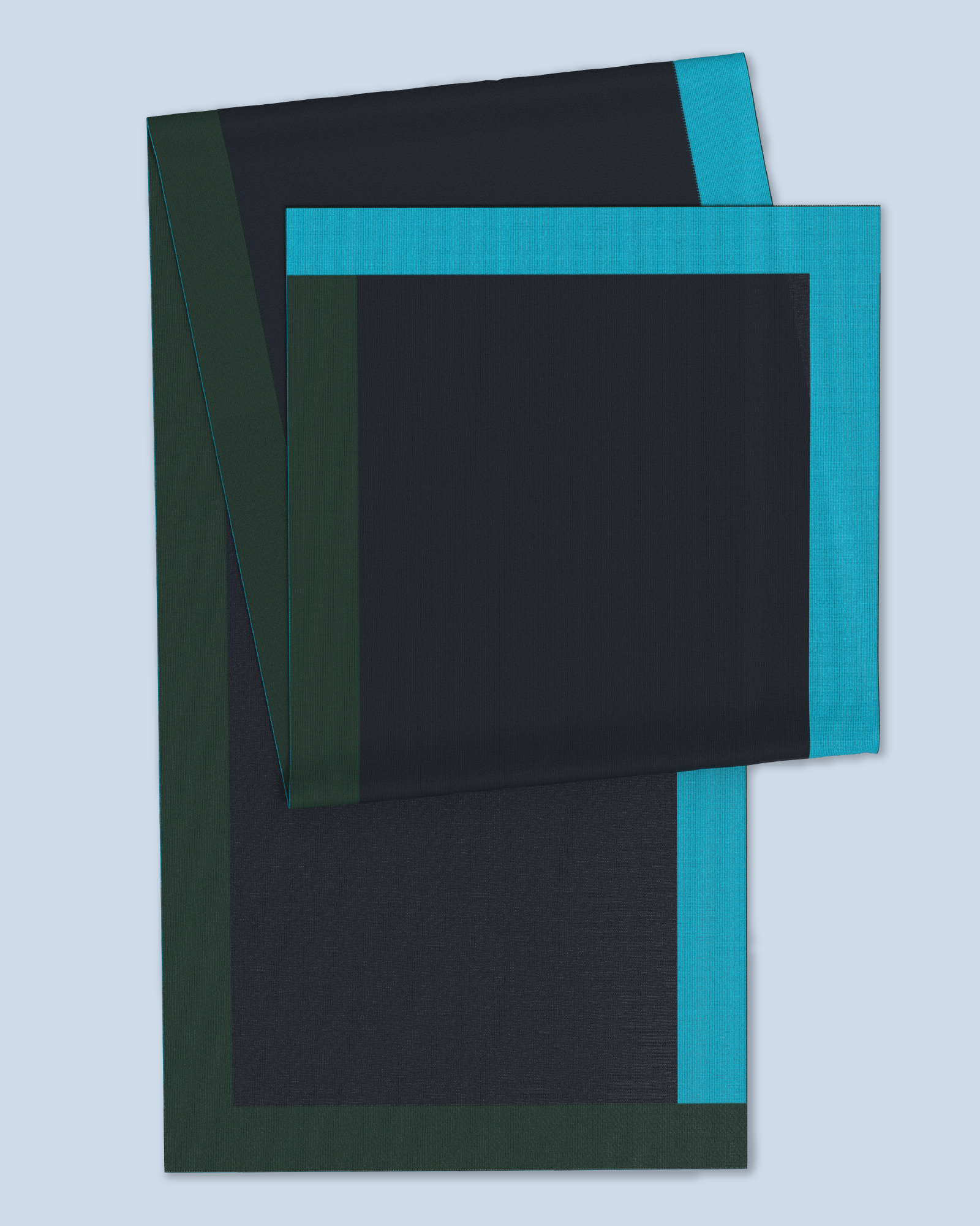 Nebula Scarf | Turquoise-Navy-Dark Green