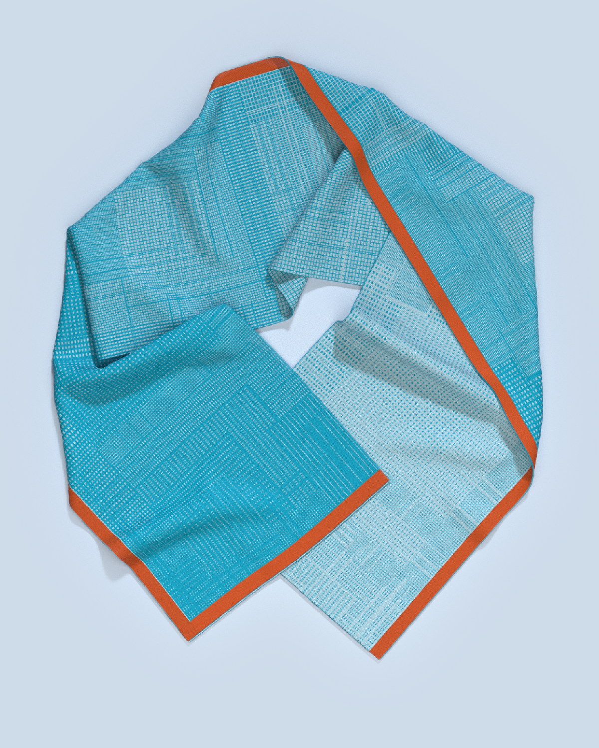 Borealis Scarf | Turquoise-Light Blue-Orange