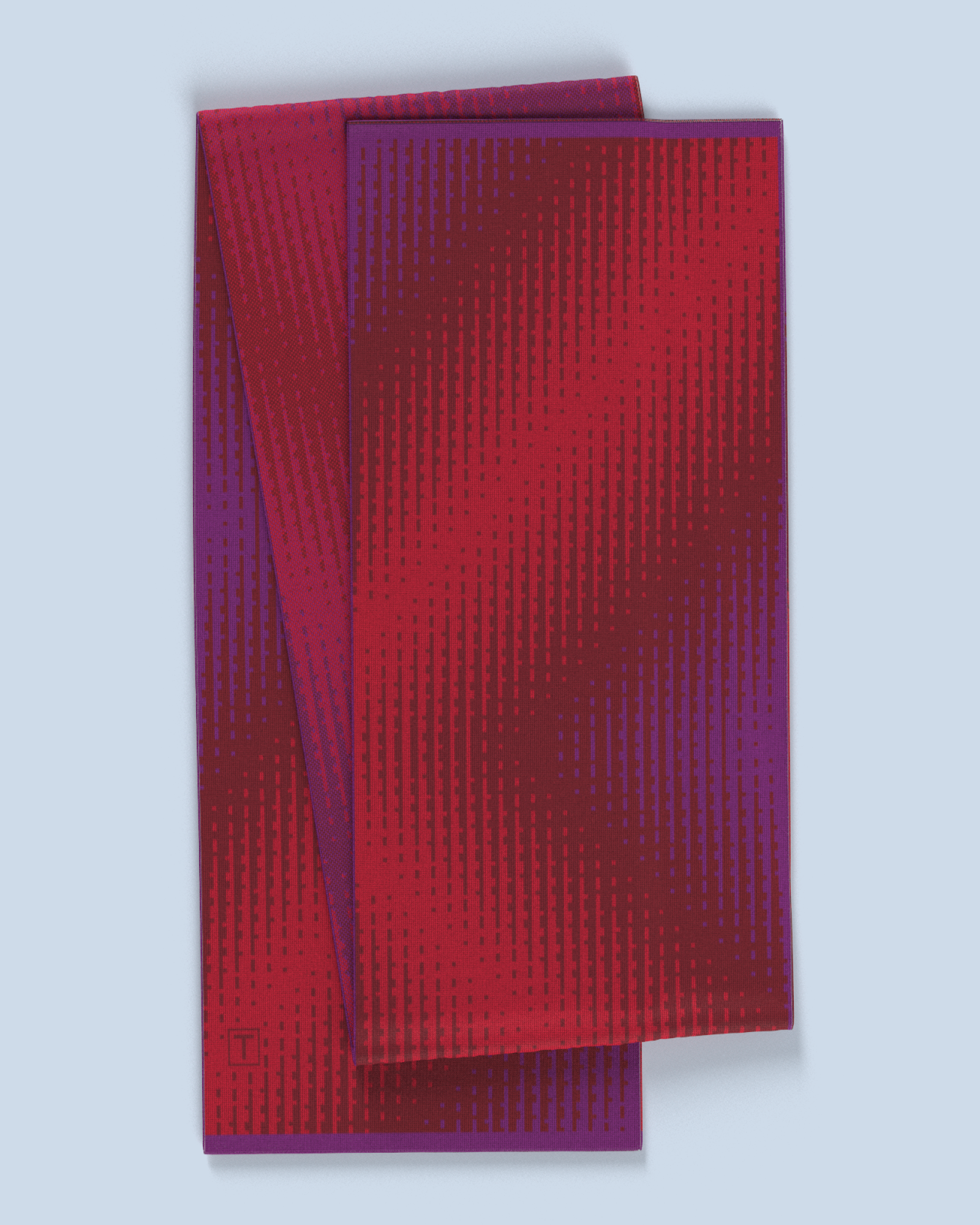 Lumina Scarf | Red-Dark Red-Violet