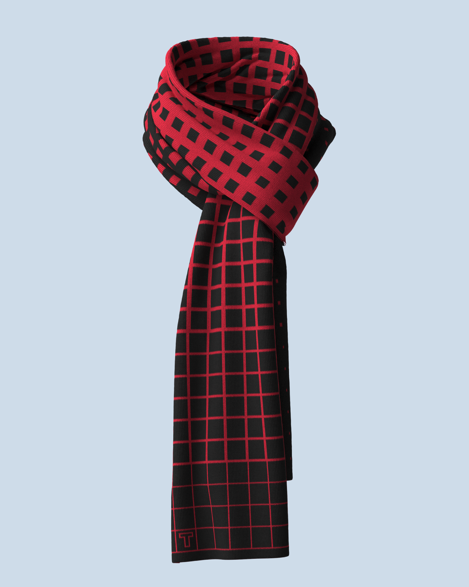 Paradigma Scarf | Black-Red