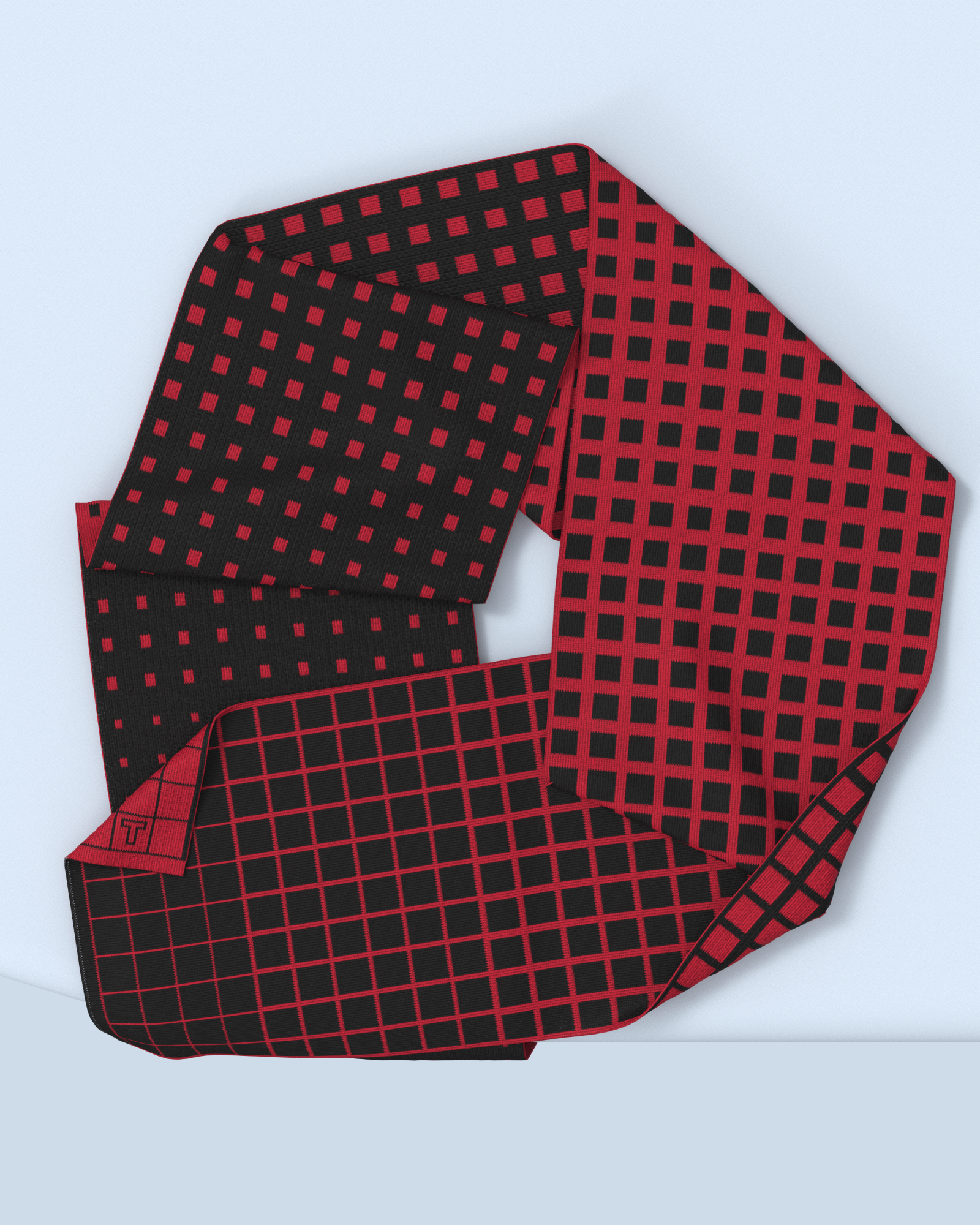 Paradigma Scarf | Black-Red