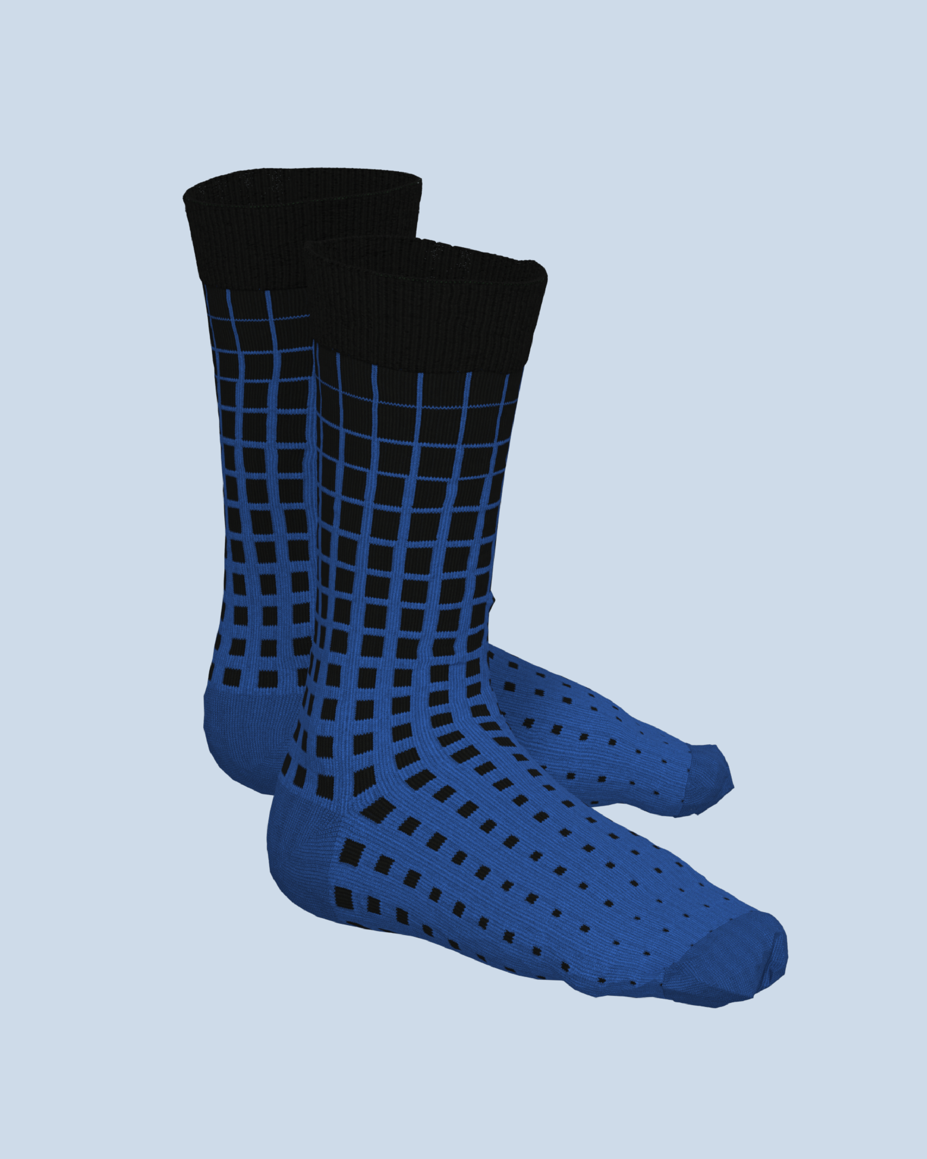 Paradigma Socks | Black-Cobalt