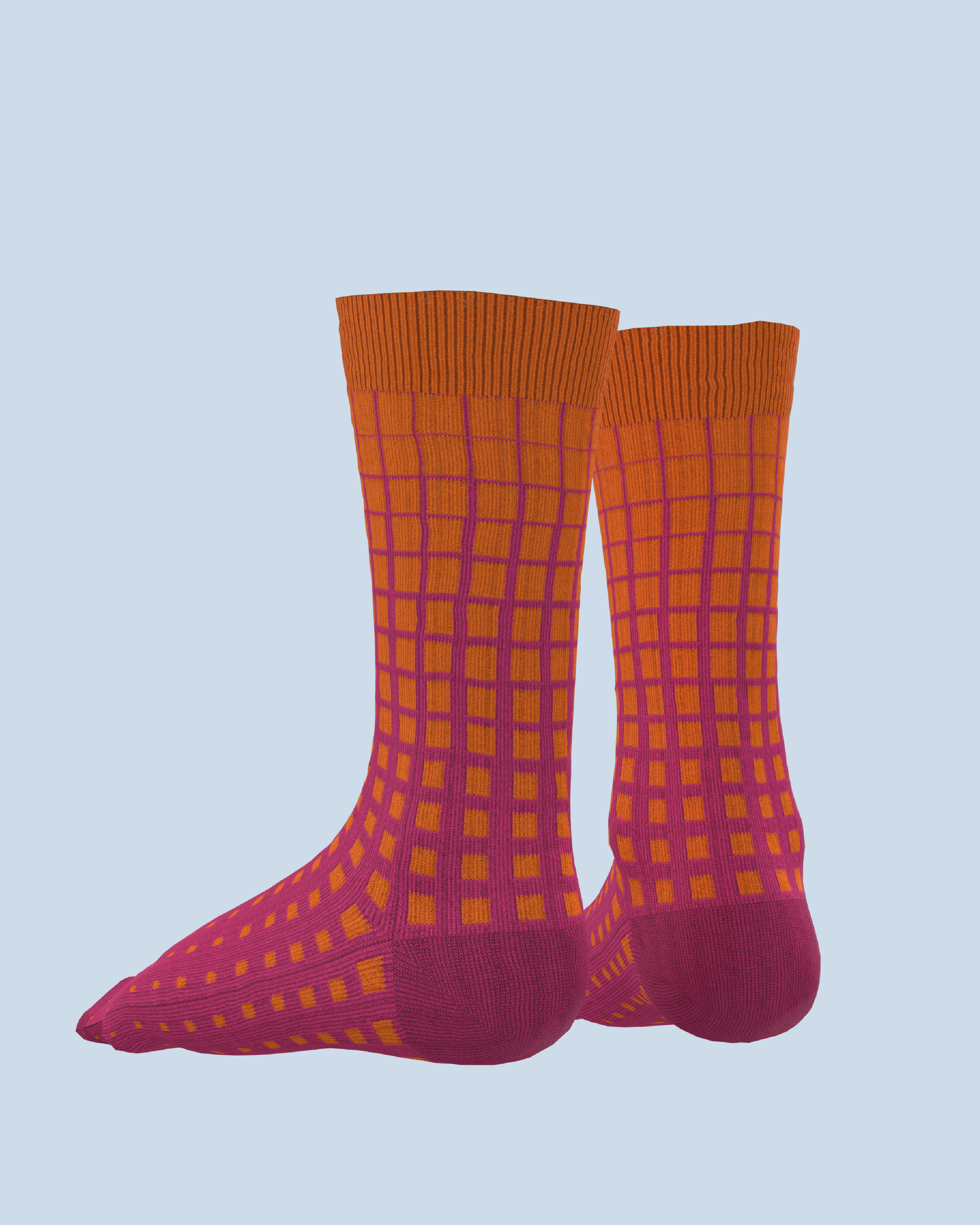Paradigma Socks | Orange-Pink
