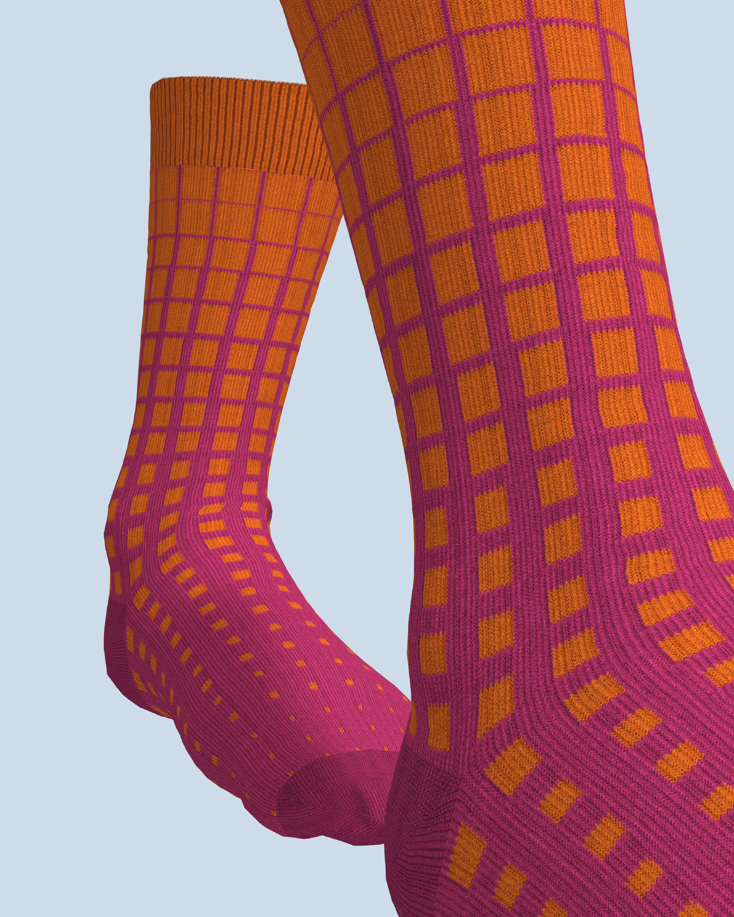 Paradigma Socks | Orange-Pink