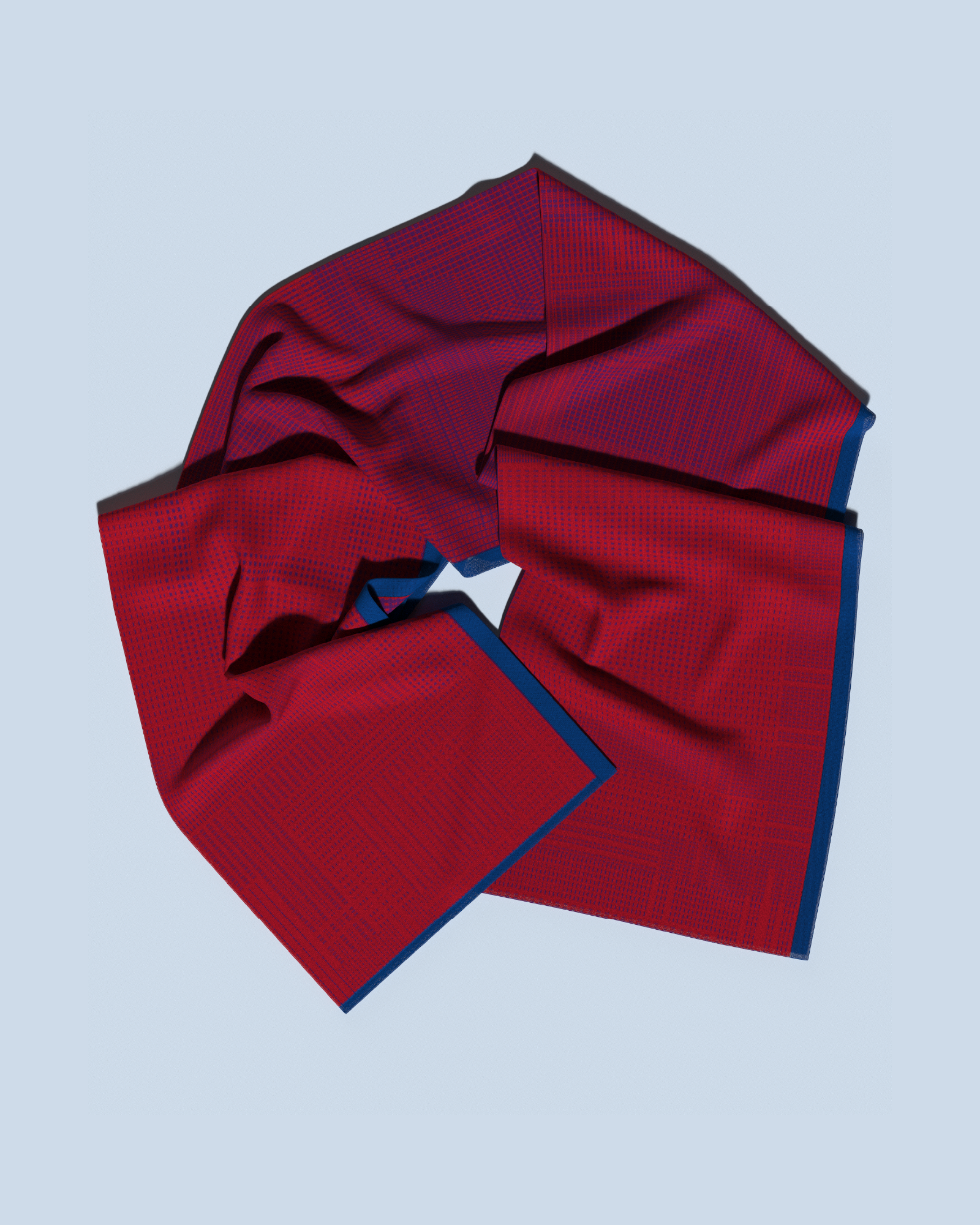 Borealis Scarf | Red-Violet-Cobalt