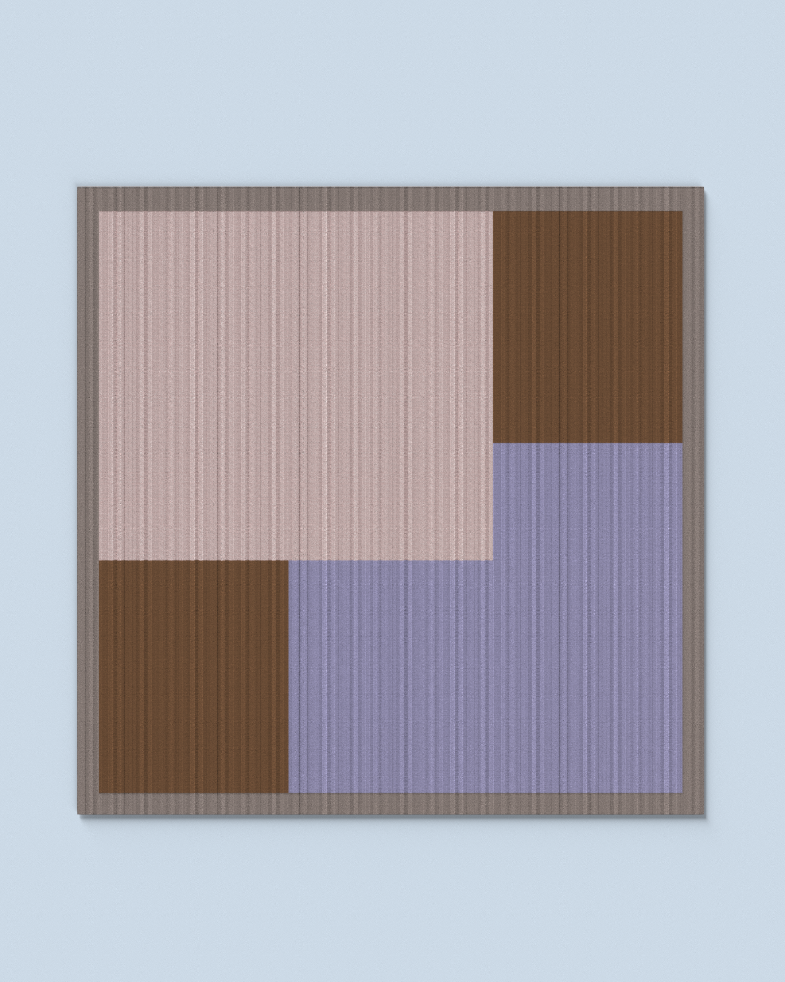Square Scarf | Rose-Lilac-Camel-Mel. Warm Grey