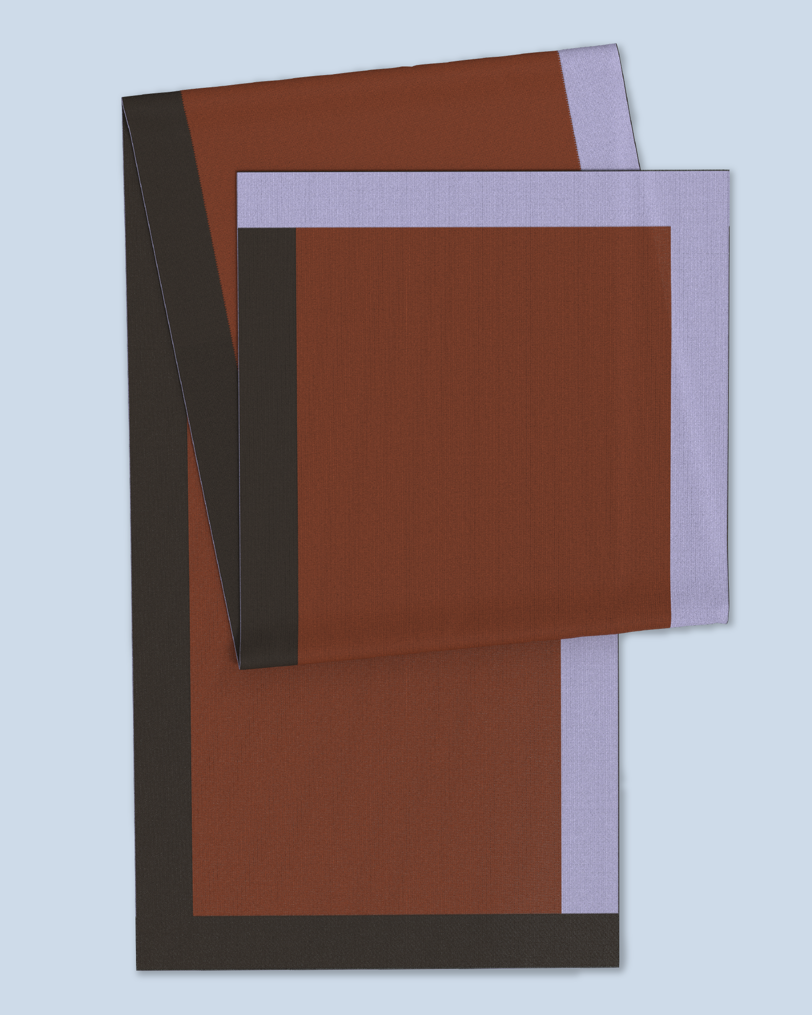 Nebula Scarf | Lilac-Rust-Dark Brown