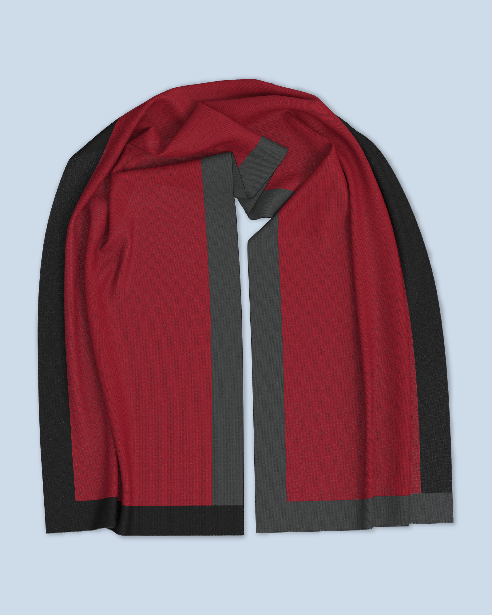 Nebula Scarf | Black-Red-Antra