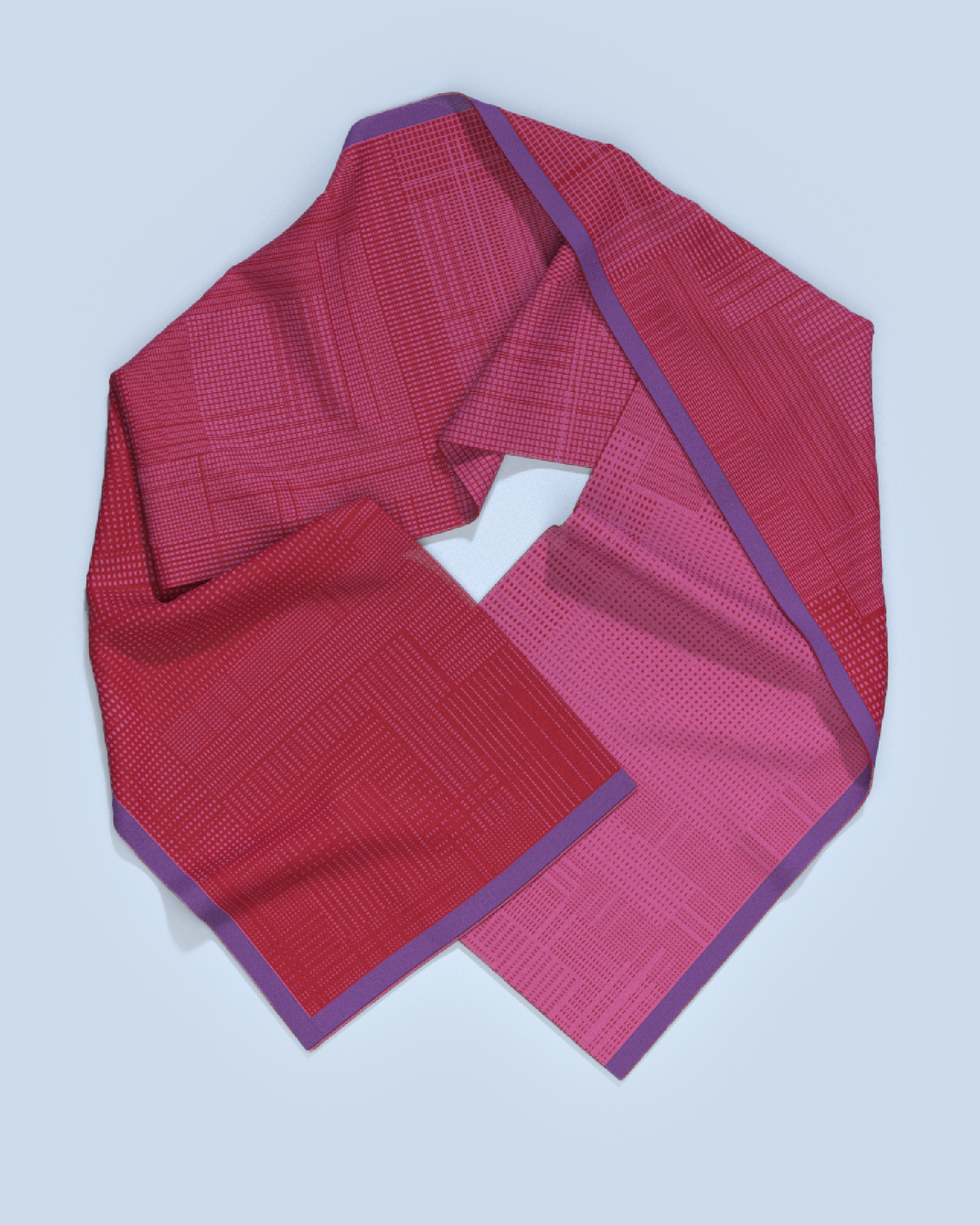Borealis Scarf | Red-Pink-Violet