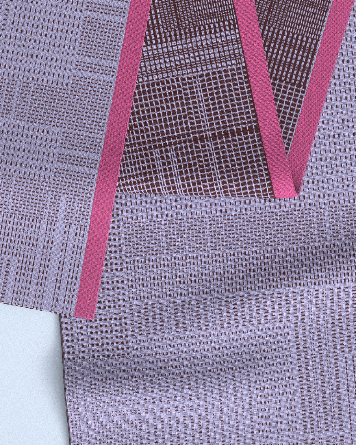 Borealis Scarf | Burgundy-Lilac-Pink