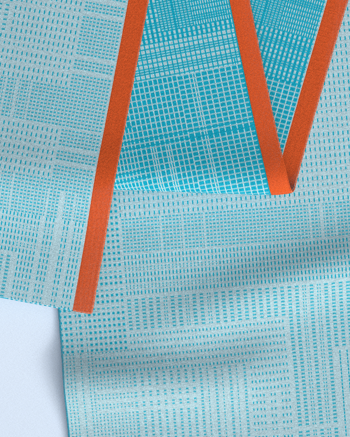 Borealis Scarf | Turquoise-Light Blue-Orange