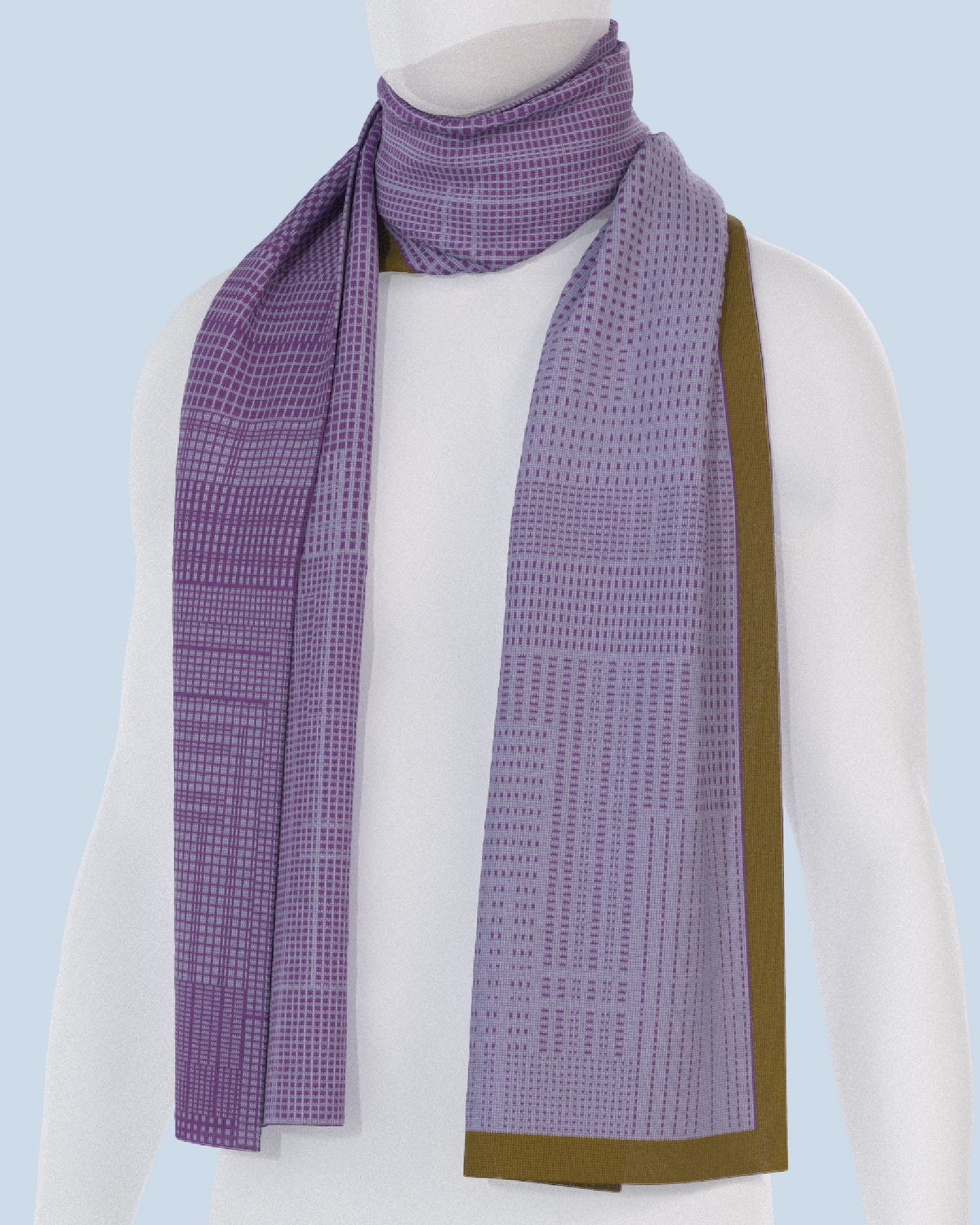 Borealis Scarf | Violet-Lilac-Curry