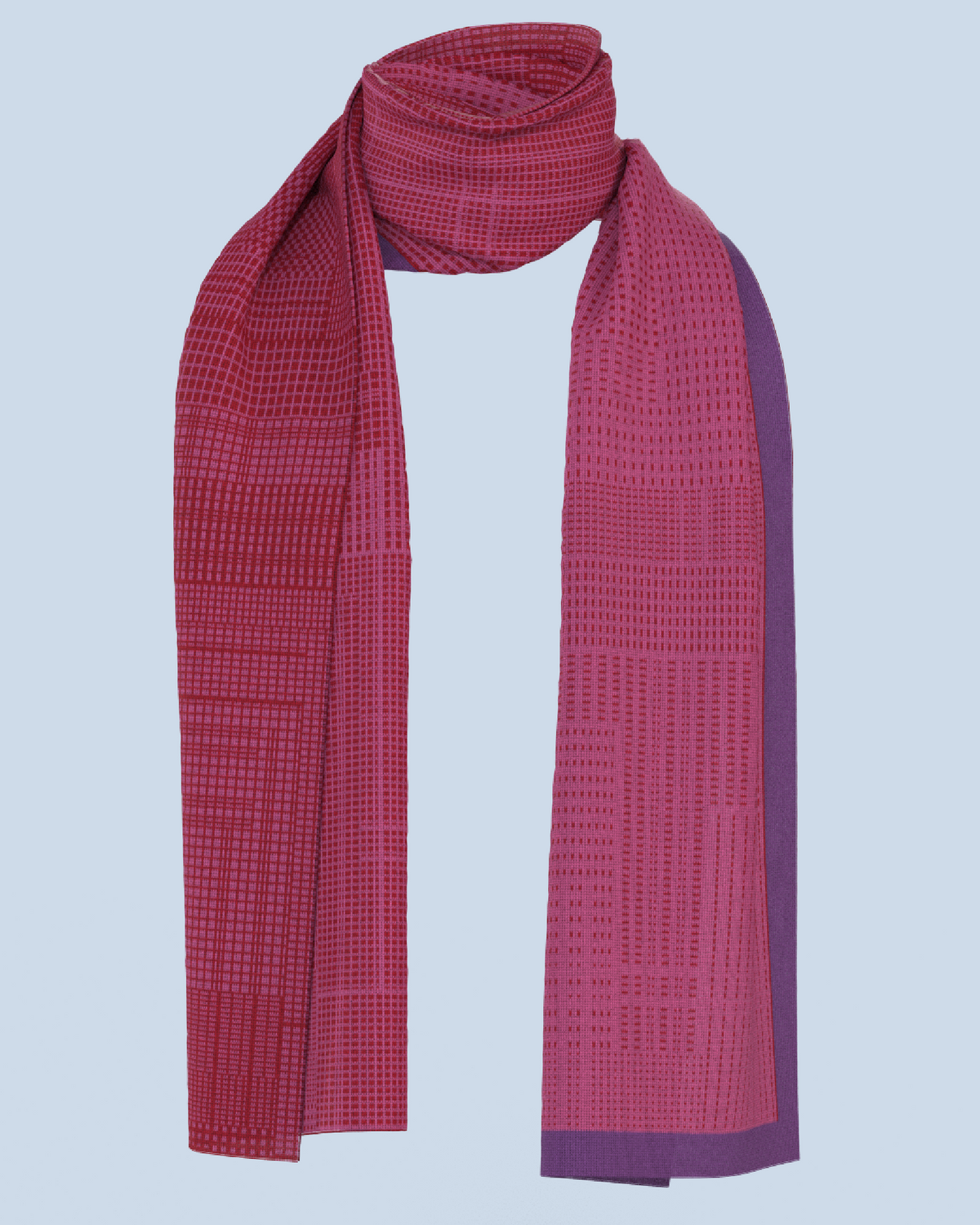 Borealis Scarf | Red-Pink-Violet