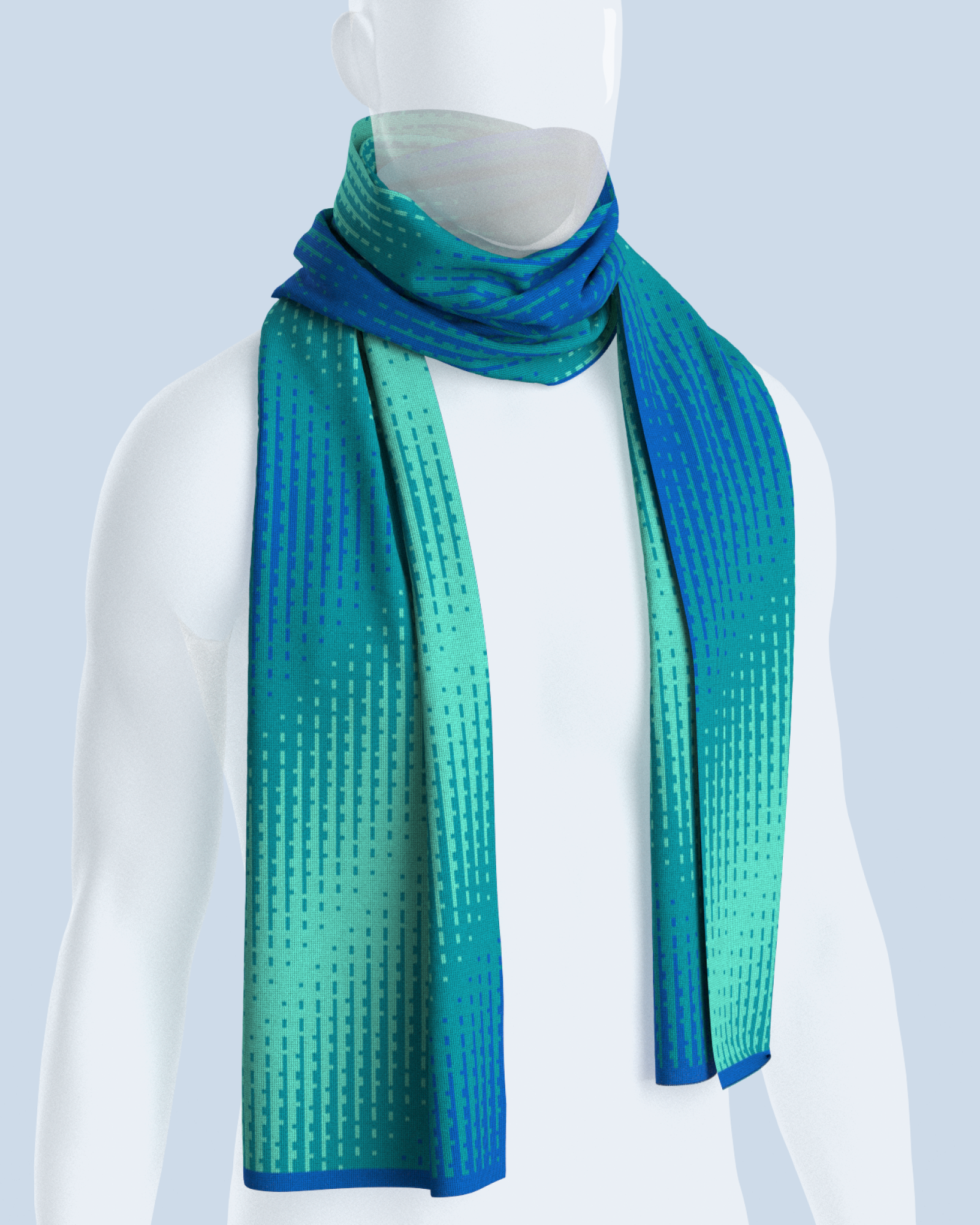 Lumina Scarf | Aqua-Turquoise-Cobalt