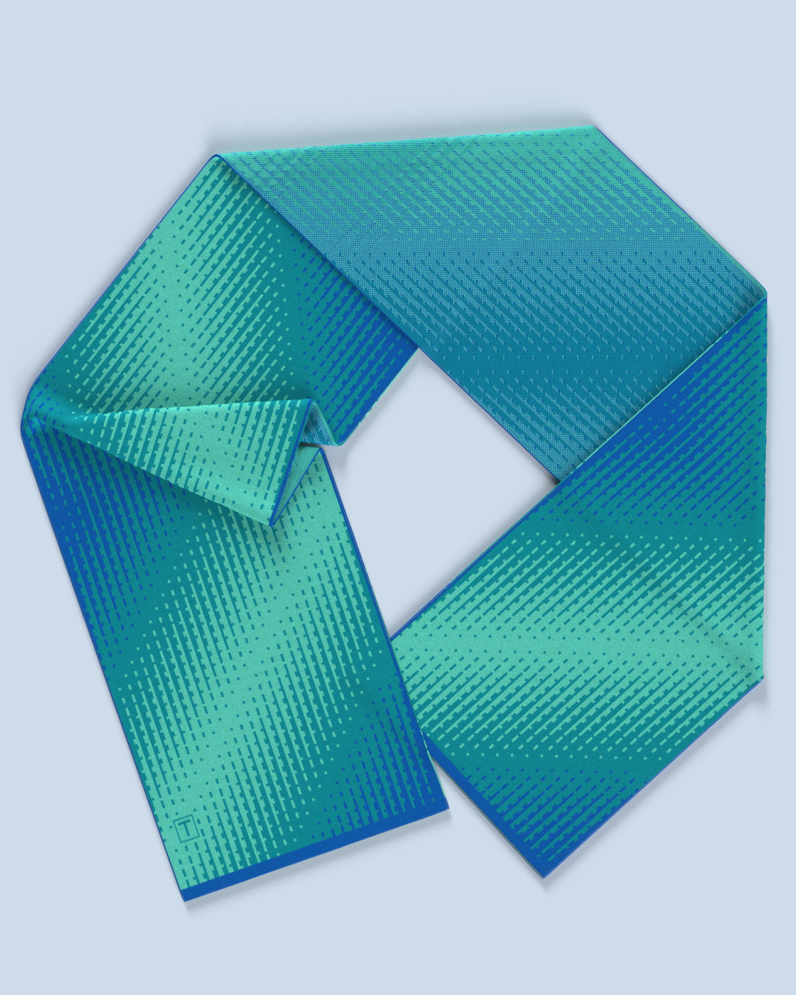 Lumina Scarf | Aqua-Turquoise-Cobalt