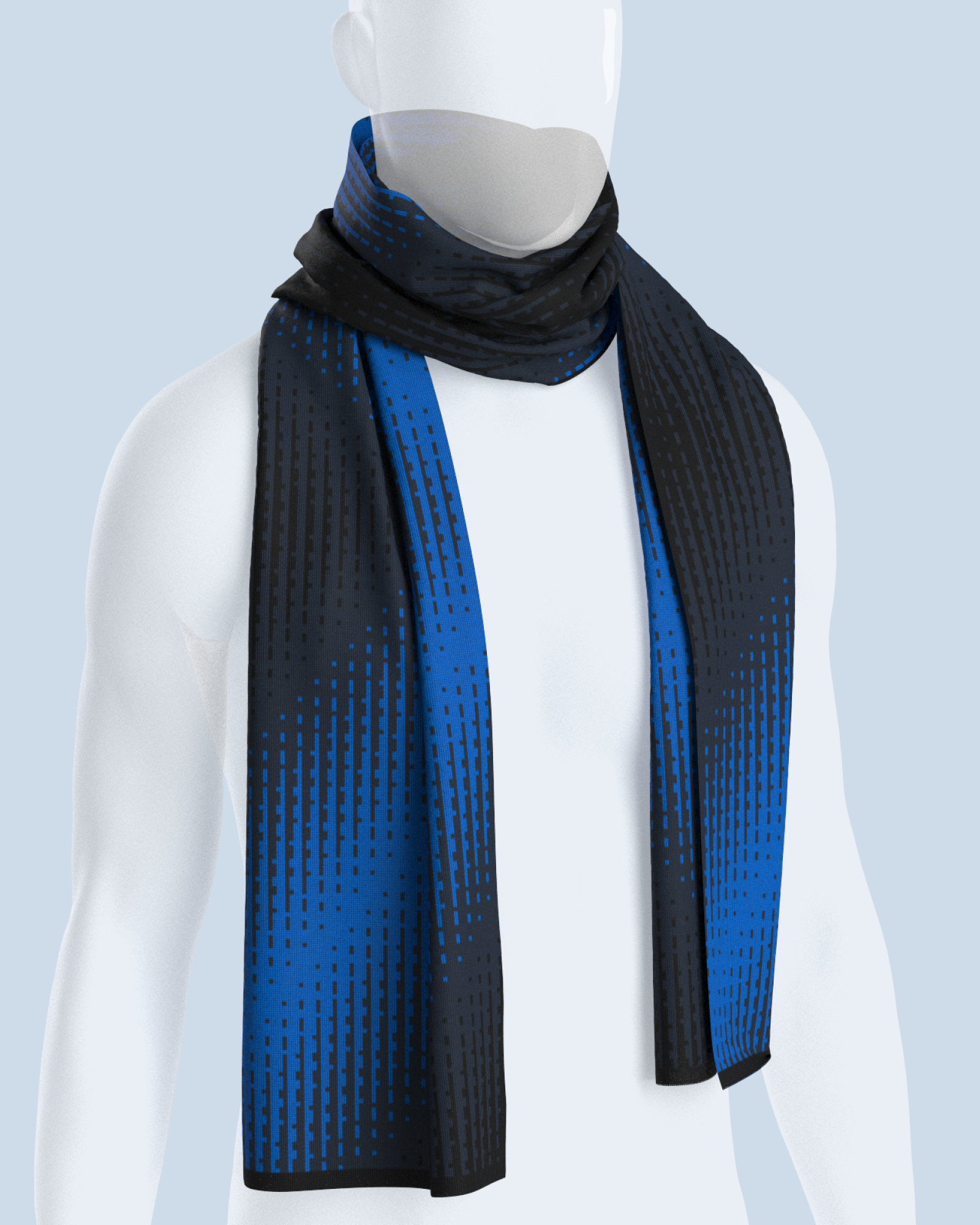Lumina Scarf | Cobalt-Navy-Black