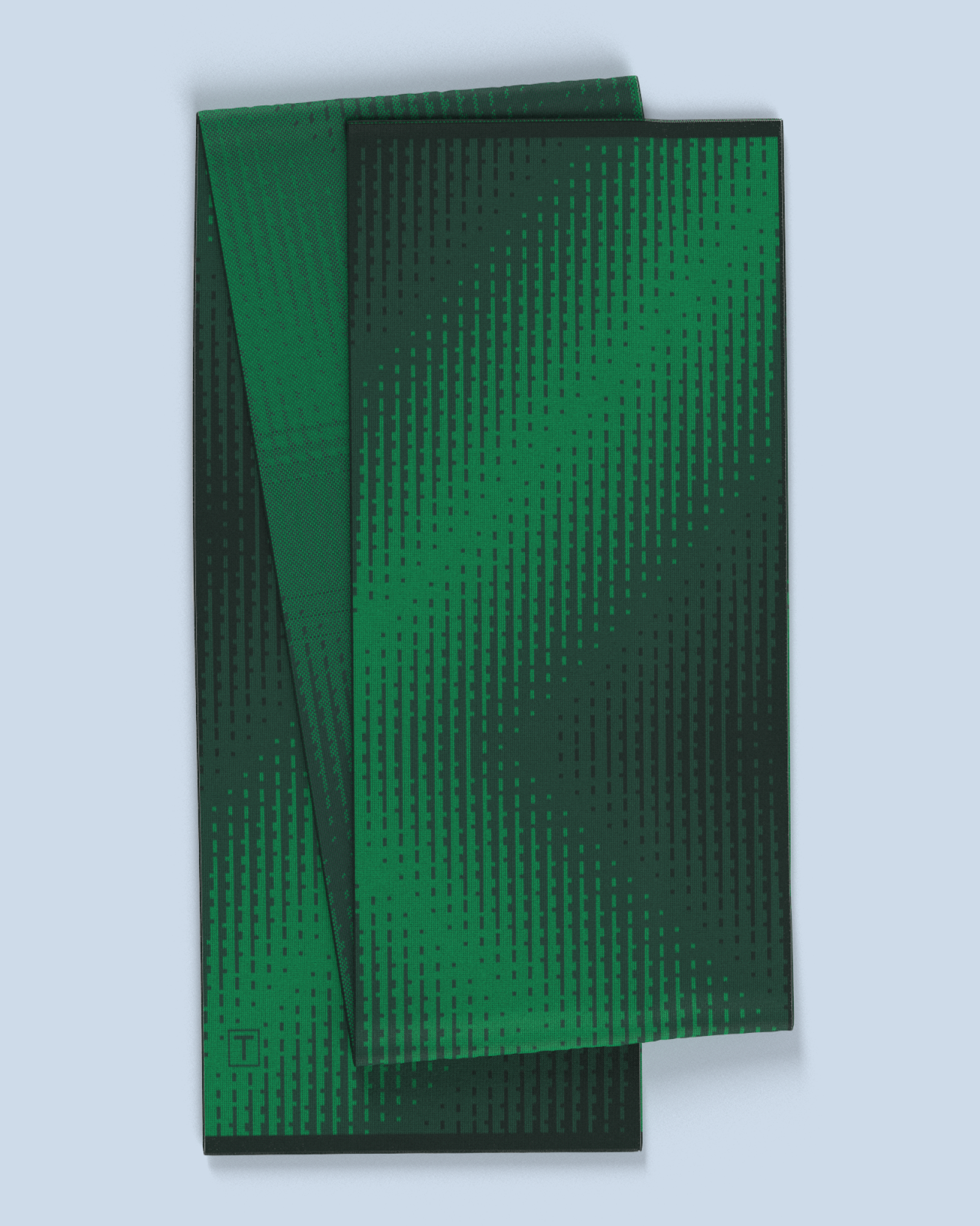 Lumina Scarf | Green-Dark Green-Black Green