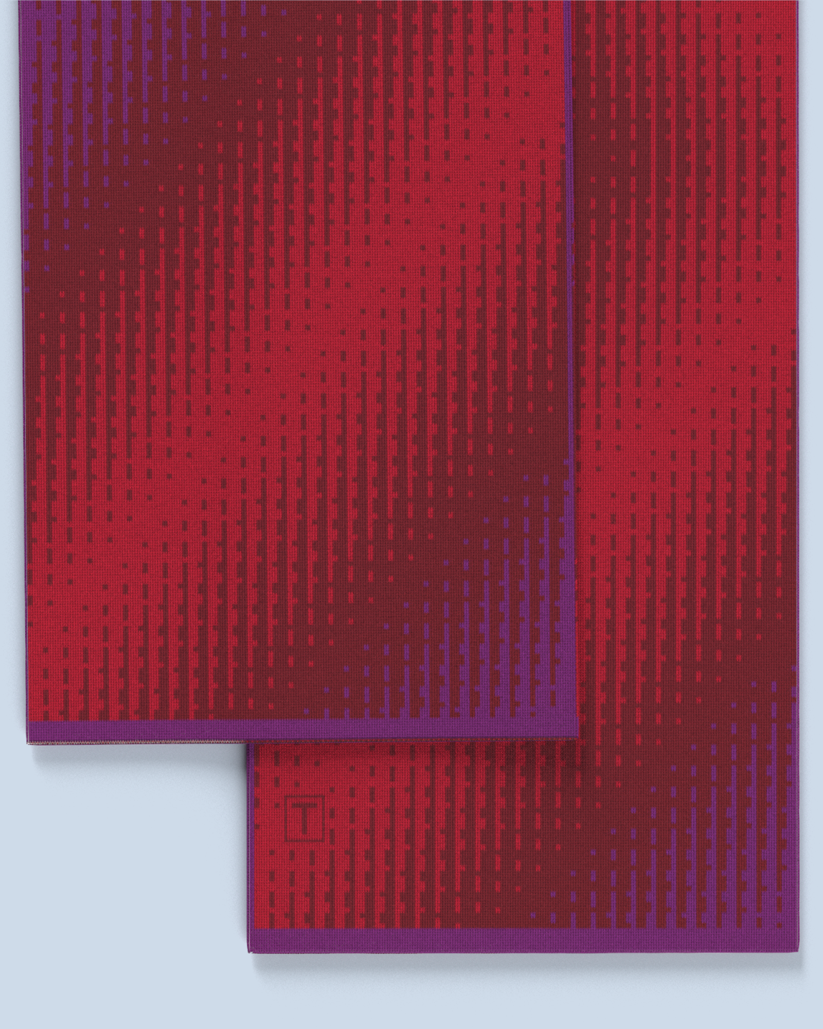 Lumina Scarf | Red-Dark Red-Violet