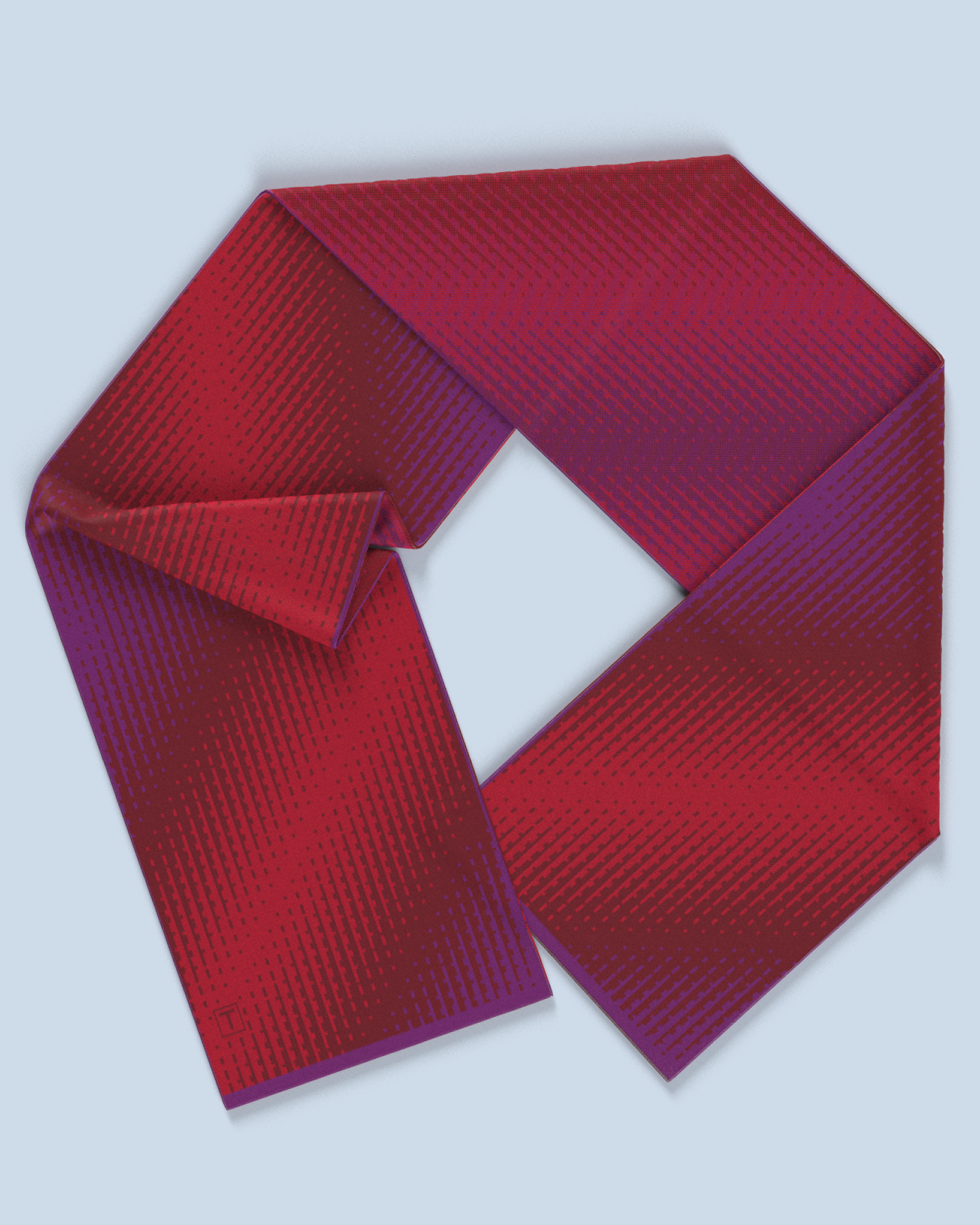 Lumina Scarf | Red-Dark Red-Violet