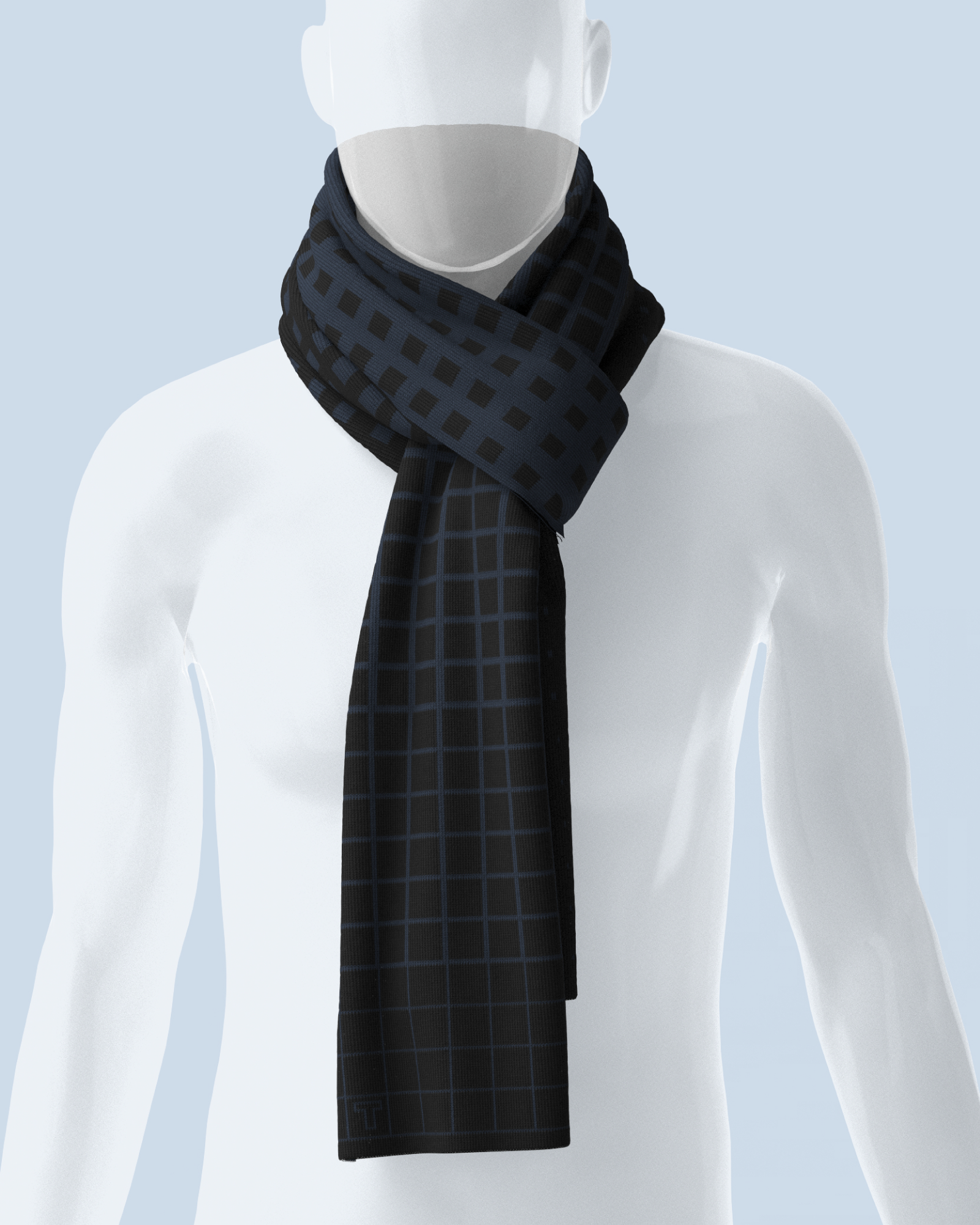 Paradigma Scarf | Black-Navy