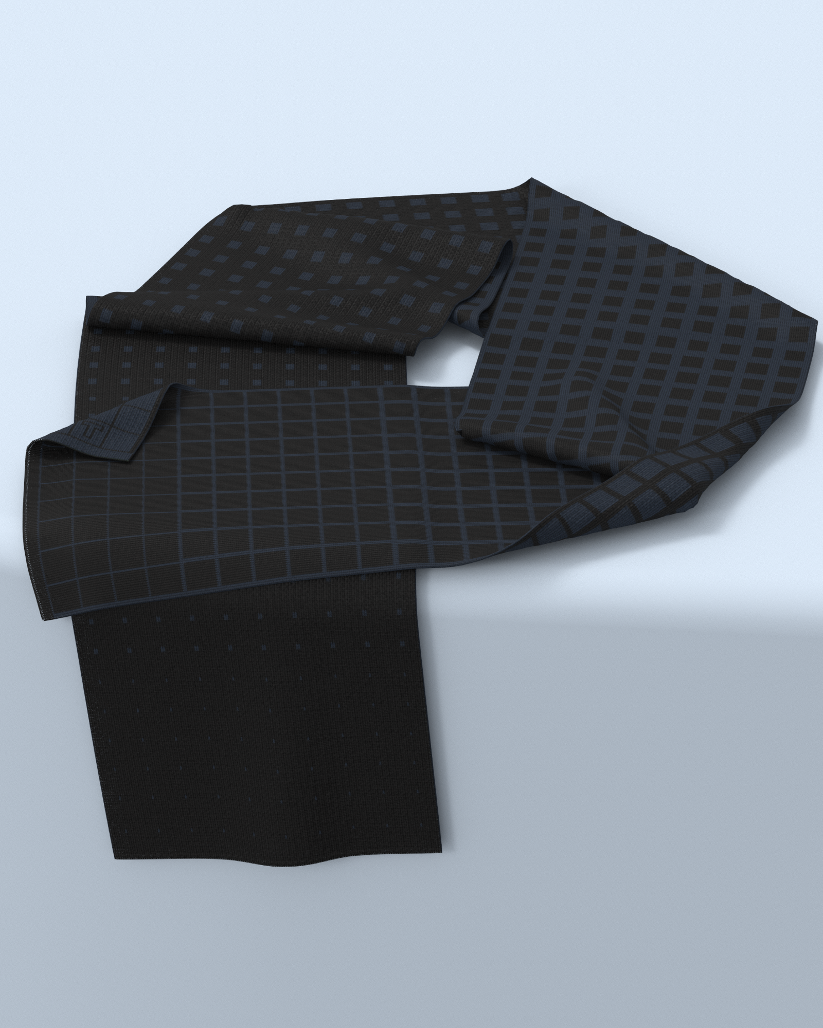 Paradigma Scarf | Black-Navy