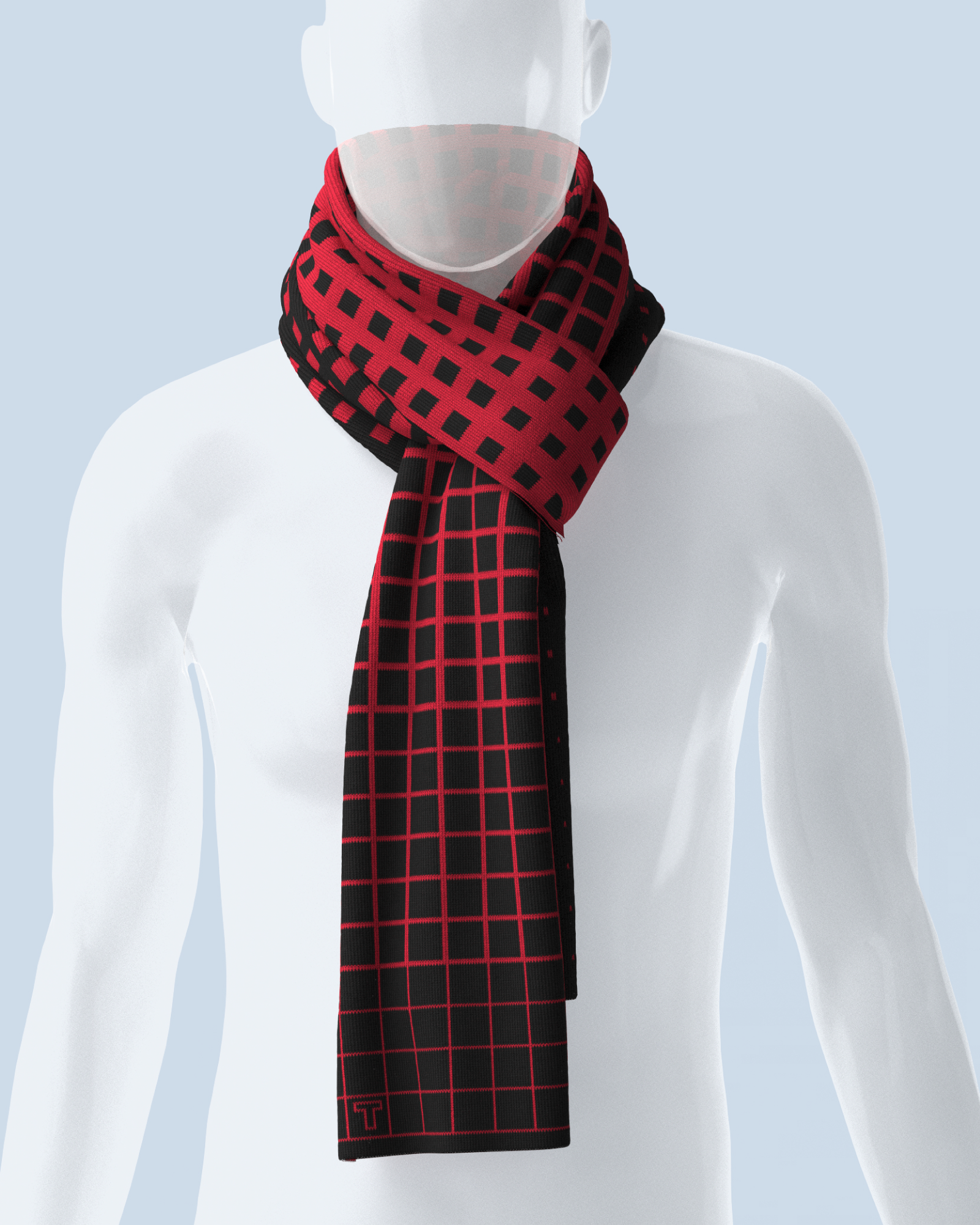 Paradigma Scarf | Black-Red