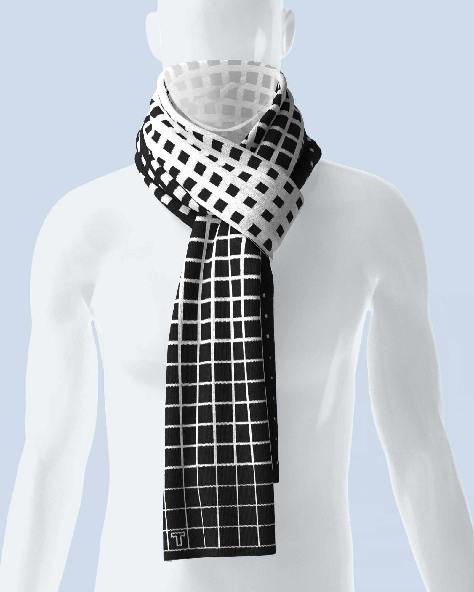Paradigma Scarf | Black-White
