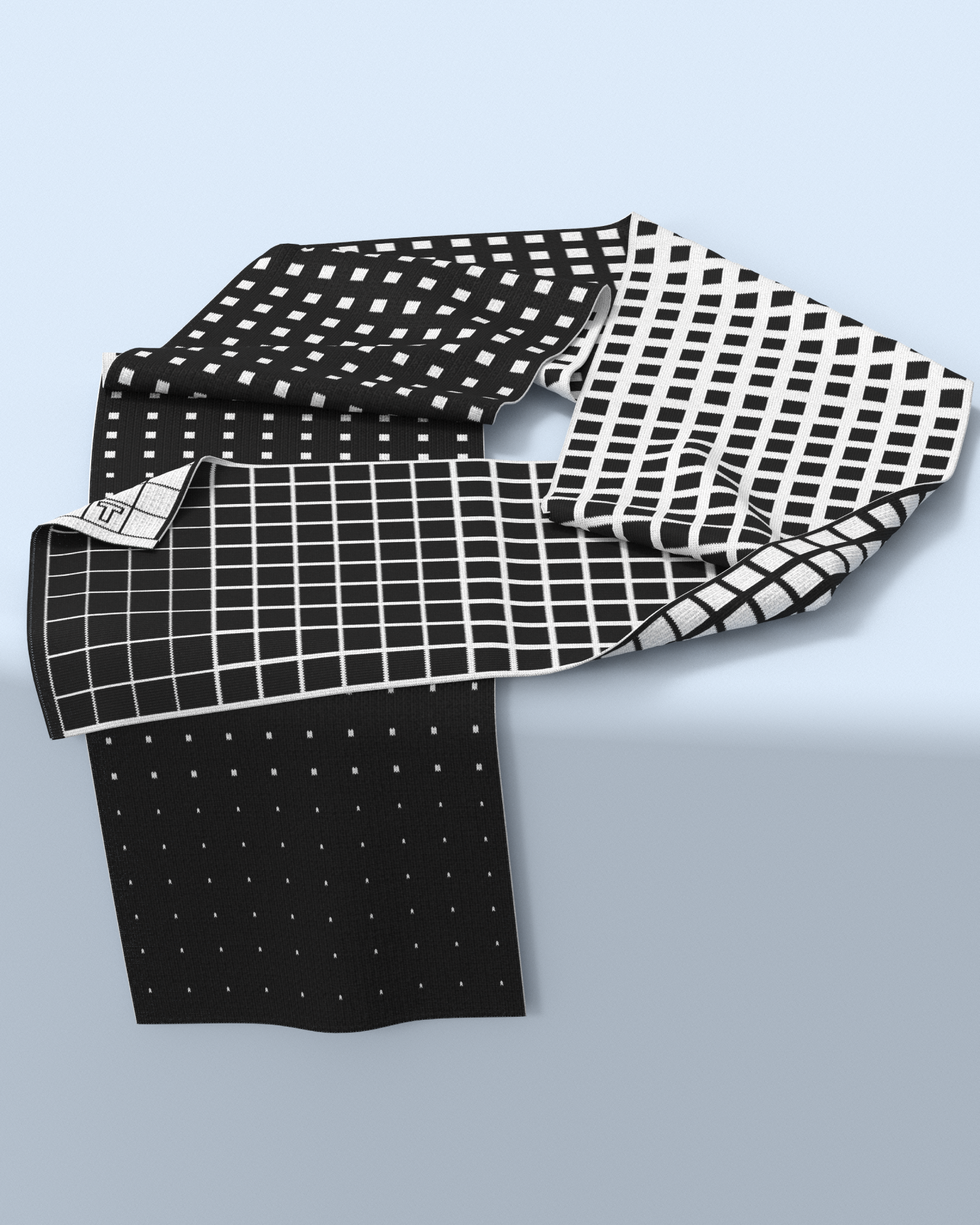 Paradigma Scarf | Black-White