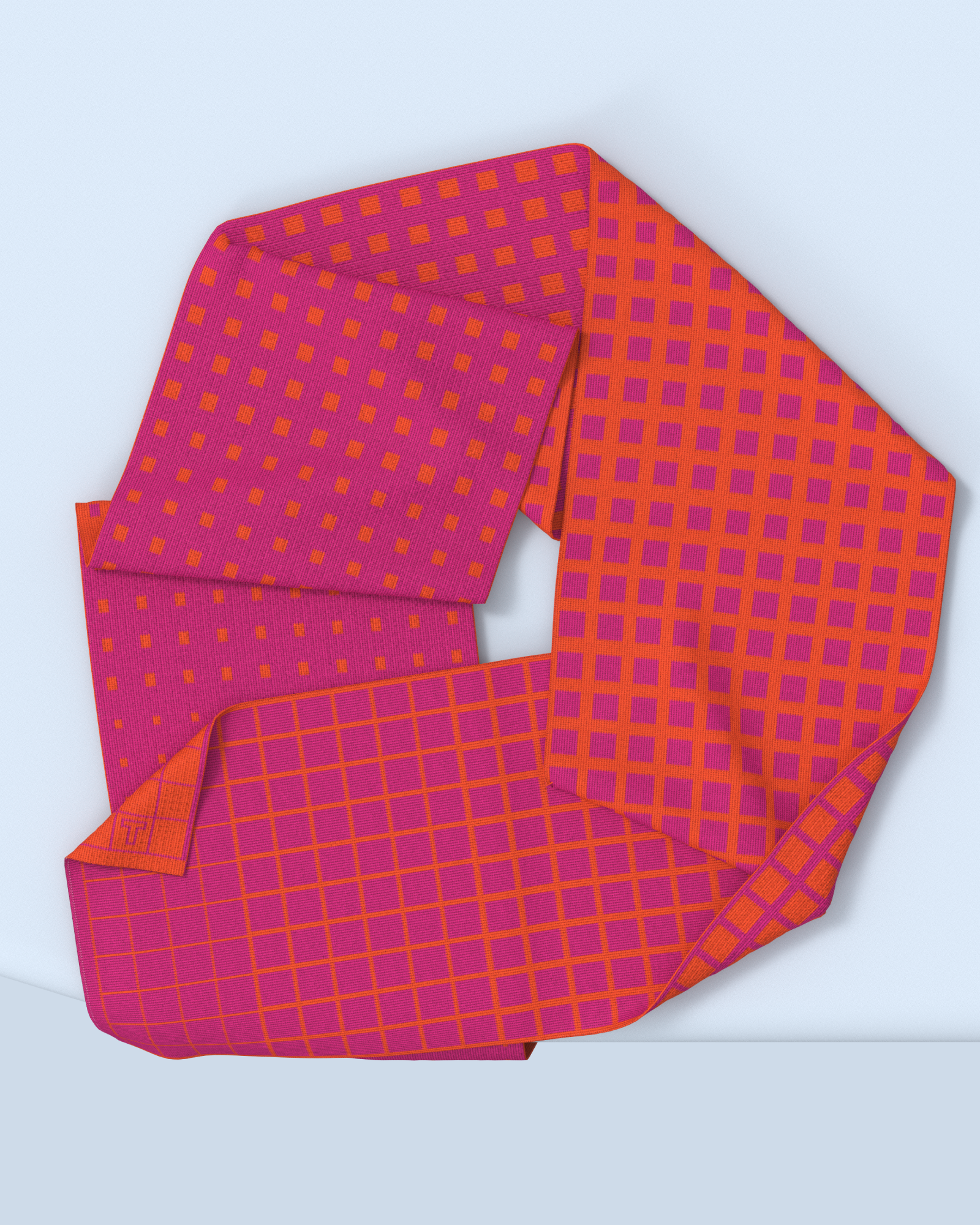 Paradigma Scarf | Dark Pink-Orange