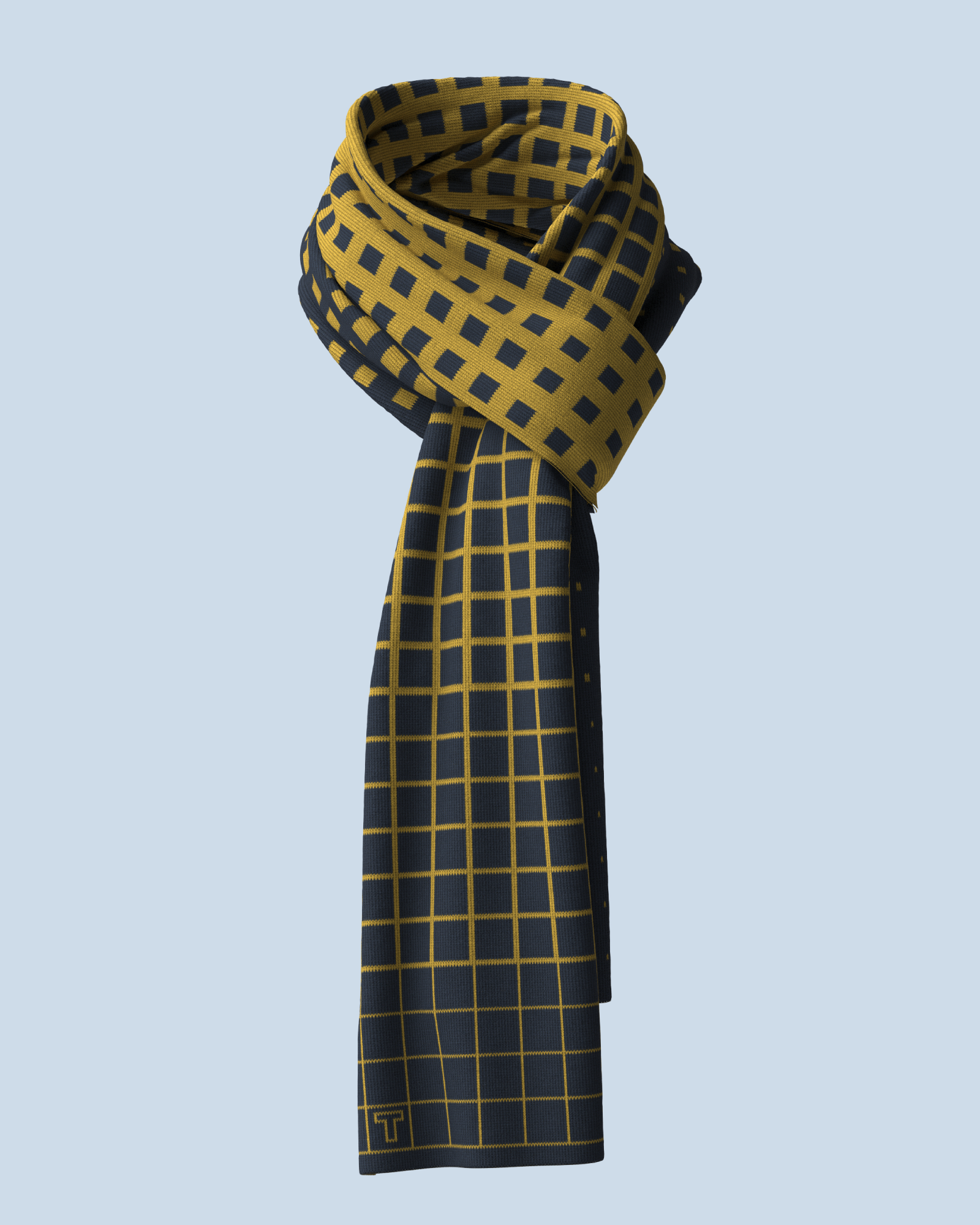 Paradigma Scarf | Navy-Curry