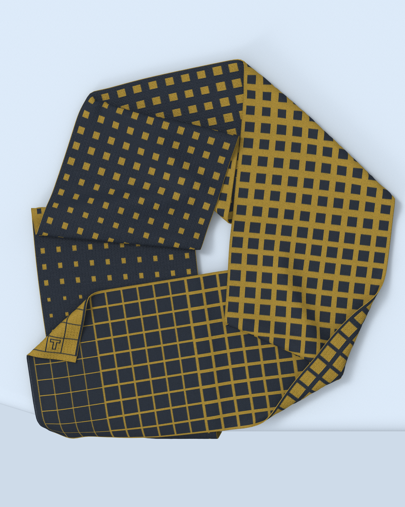 Paradigma Scarf | Navy-Curry