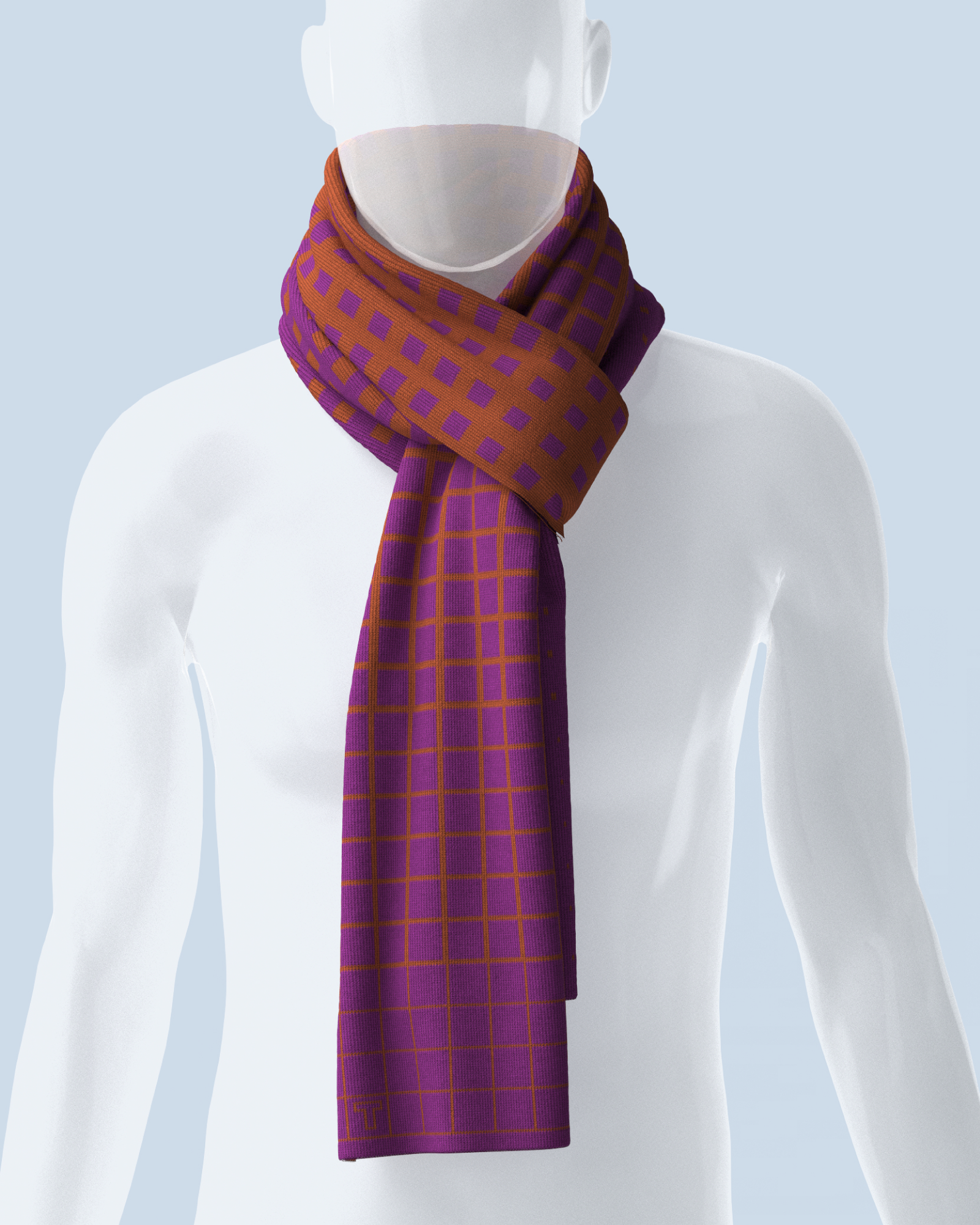 Paradigma Scarf | Violet-Rust