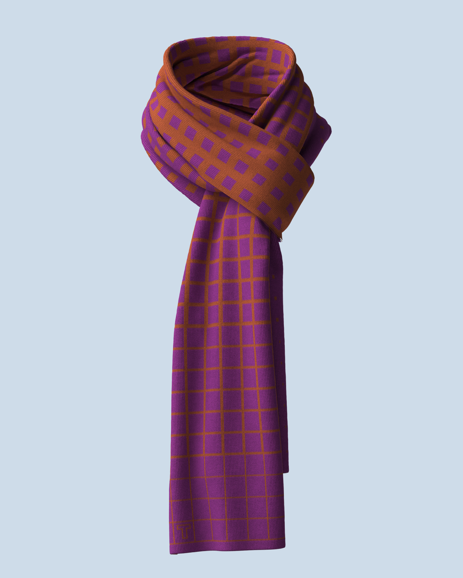Paradigma Scarf | Violet-Rust