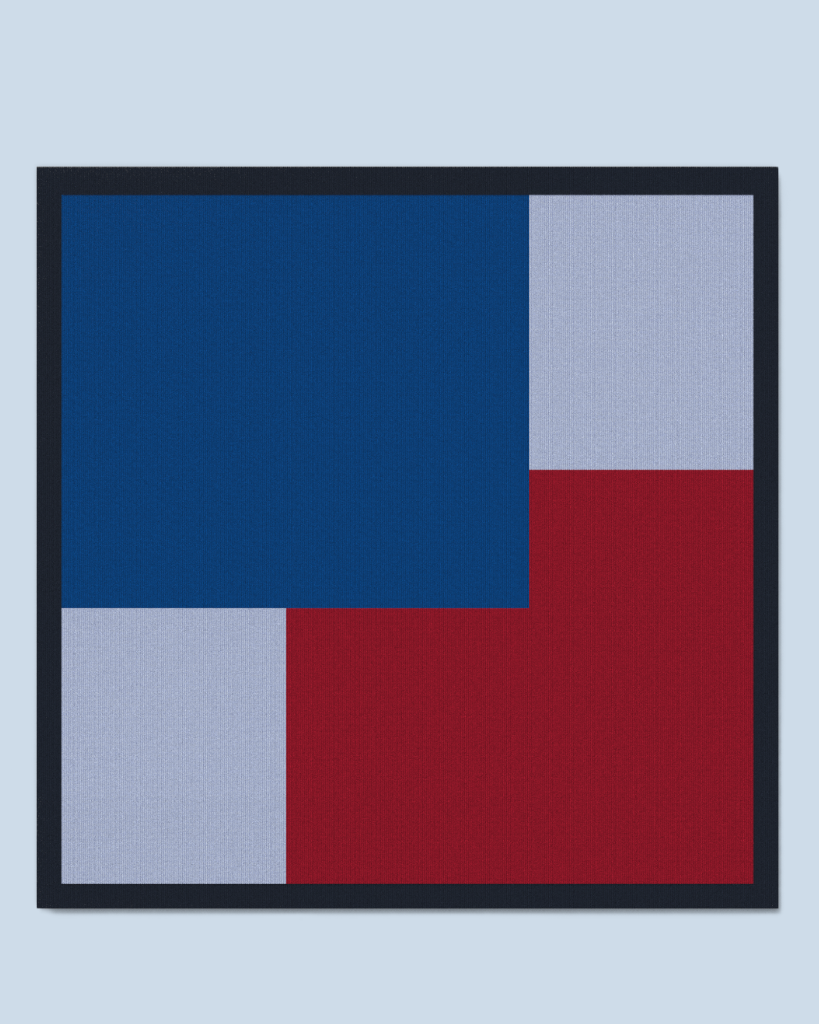 Square Scarf | Cobalt-Red-Sky Blue-Navy