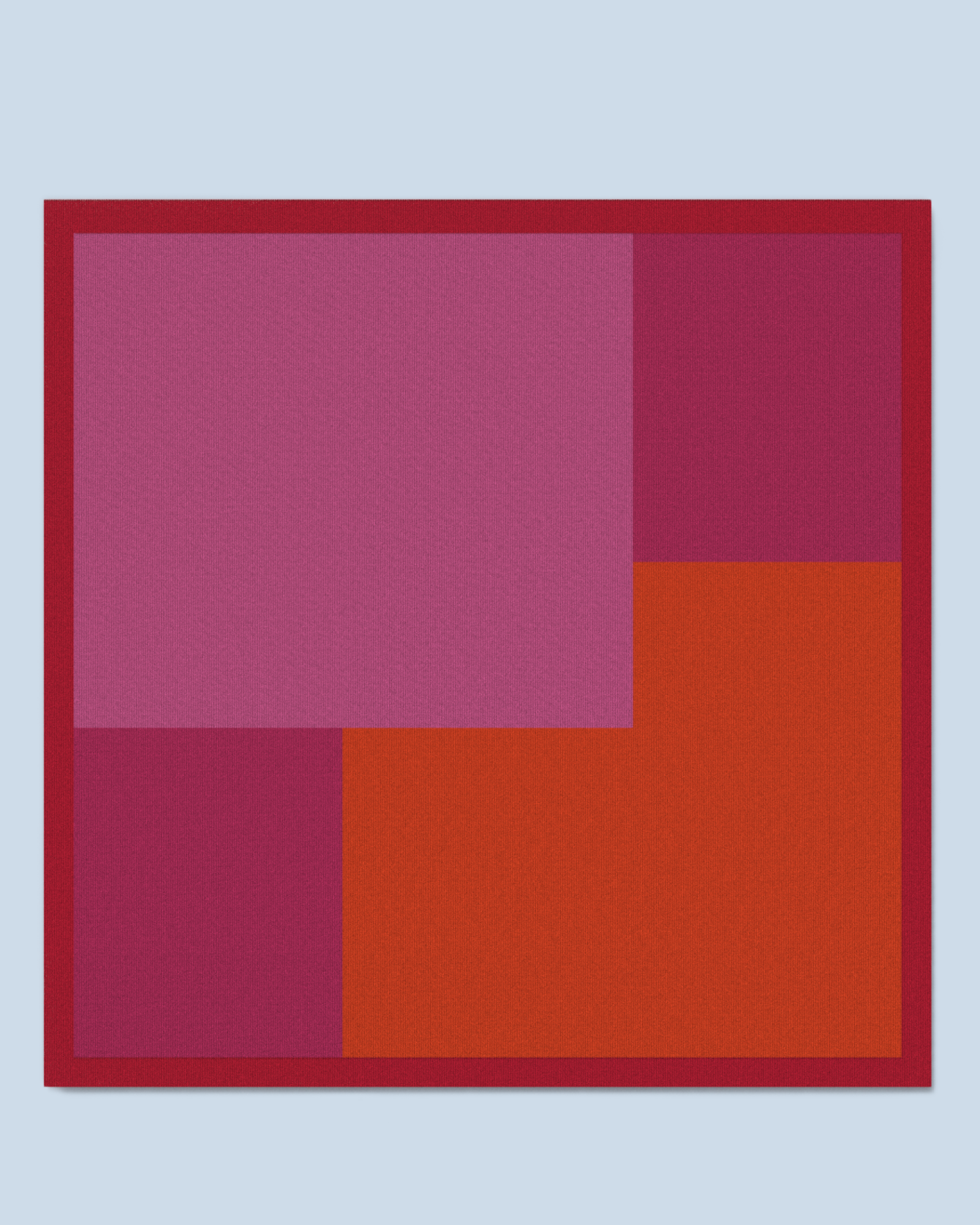 Square Scarf | Pink-Orange-Dark Pink-Red