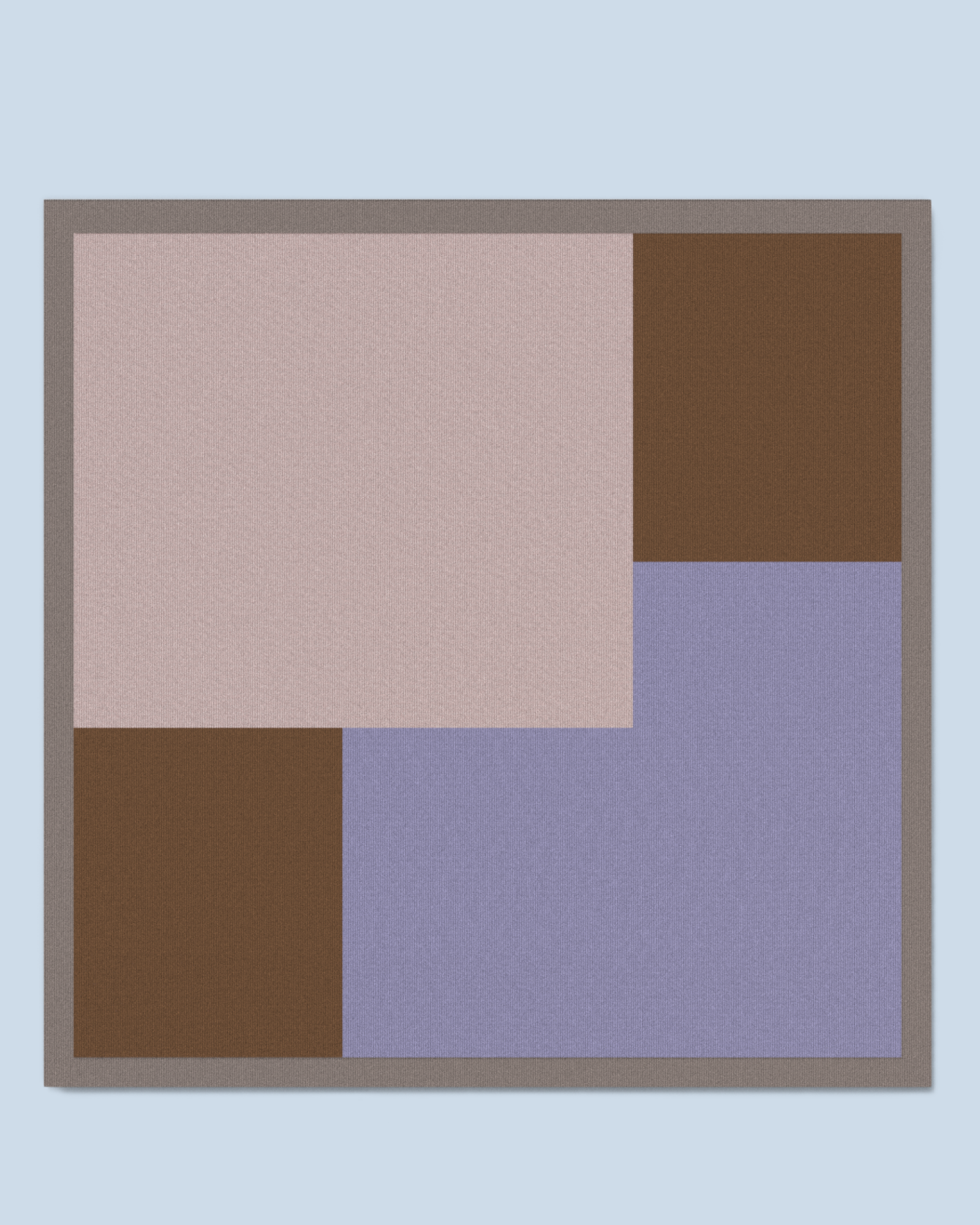Square Scarf | Rose-Lilac-Camel-Mel. Warm Grey