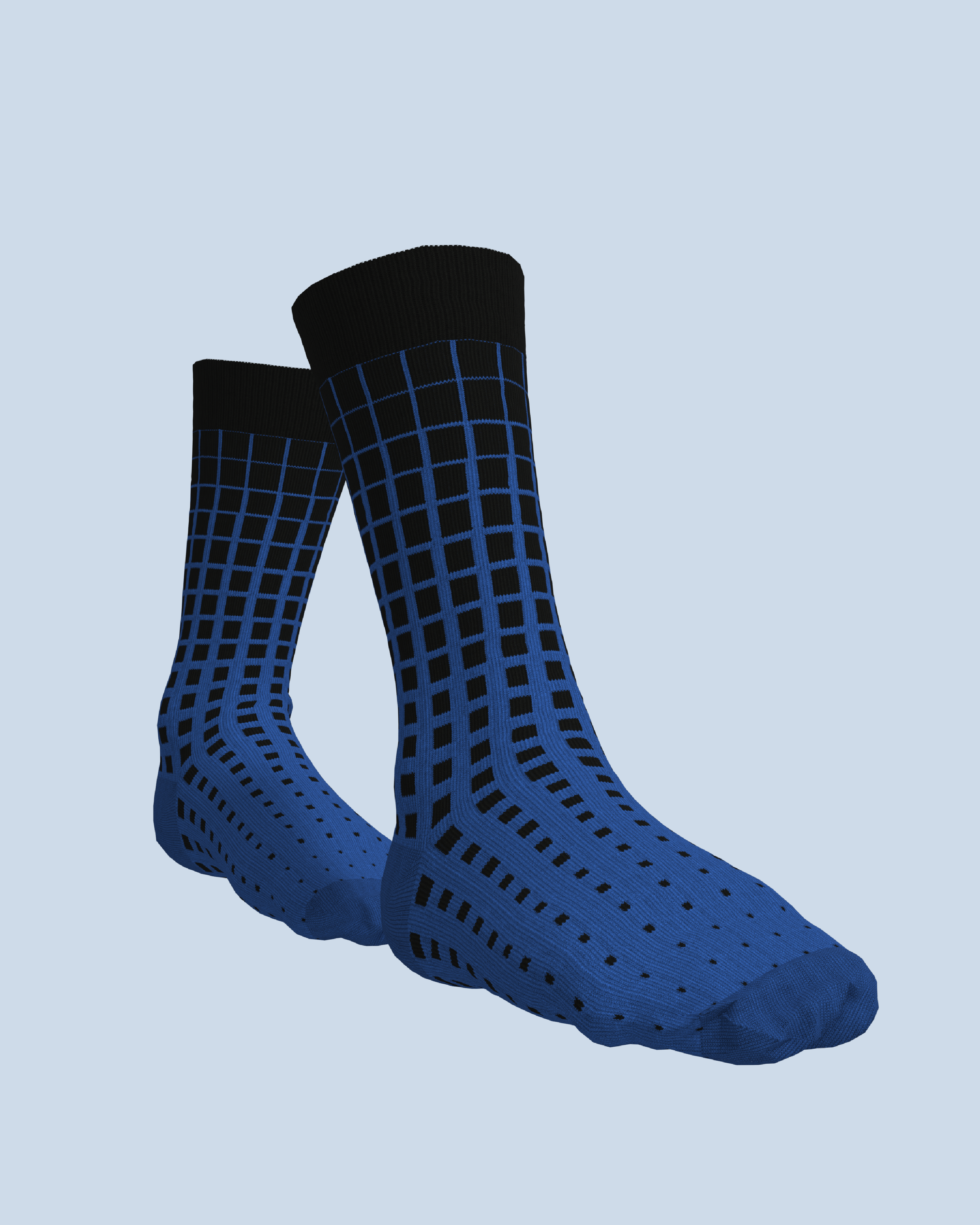 Paradigma Socks | Black-Cobalt