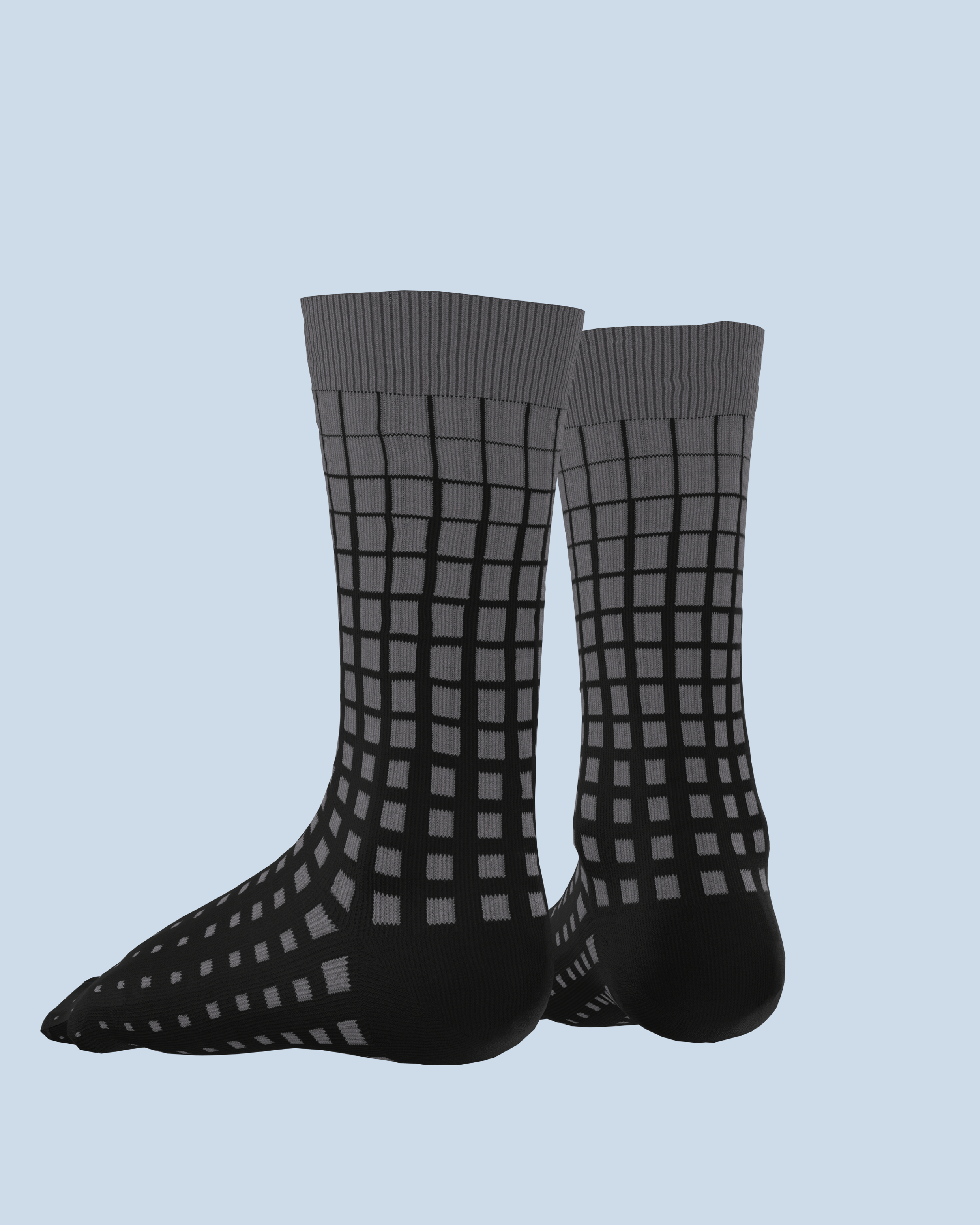 Paradigma Socks | Mid Grey-Black