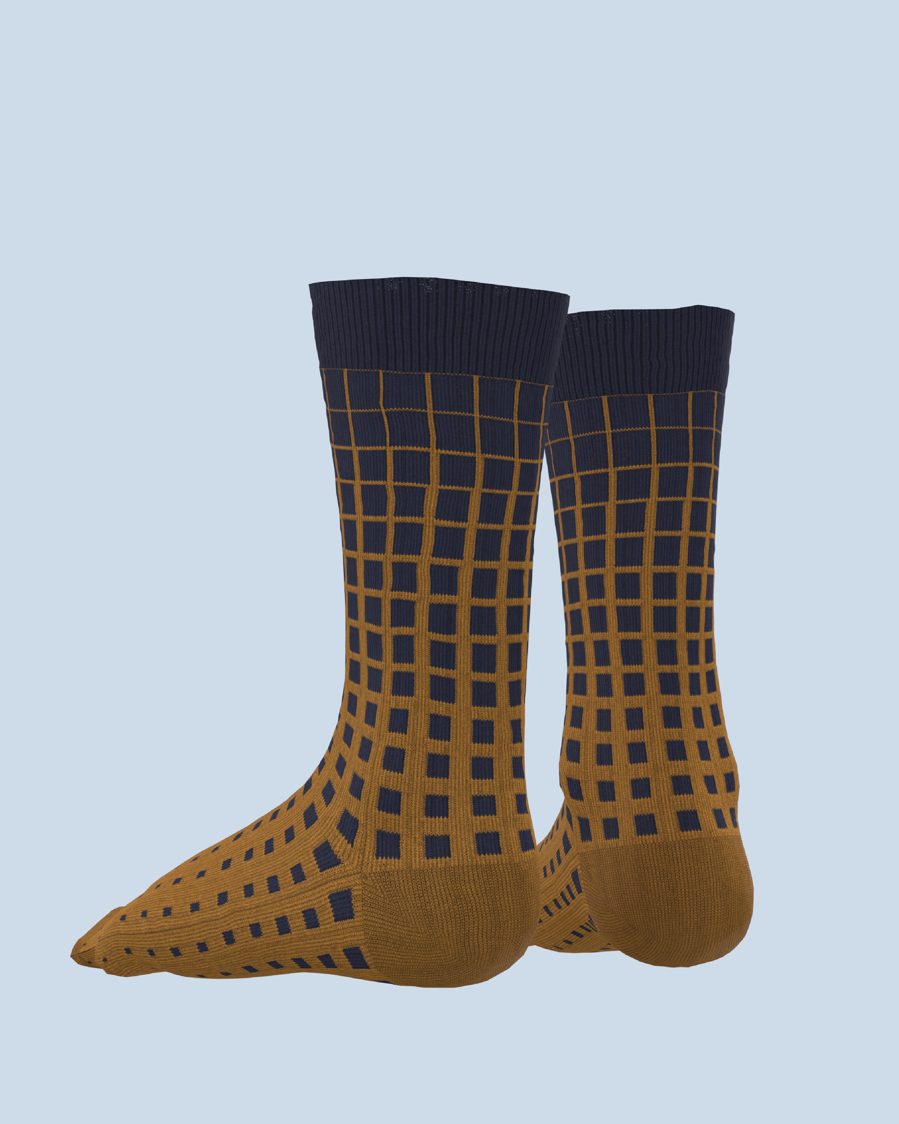 Paradigma Socks | Navy-Curry