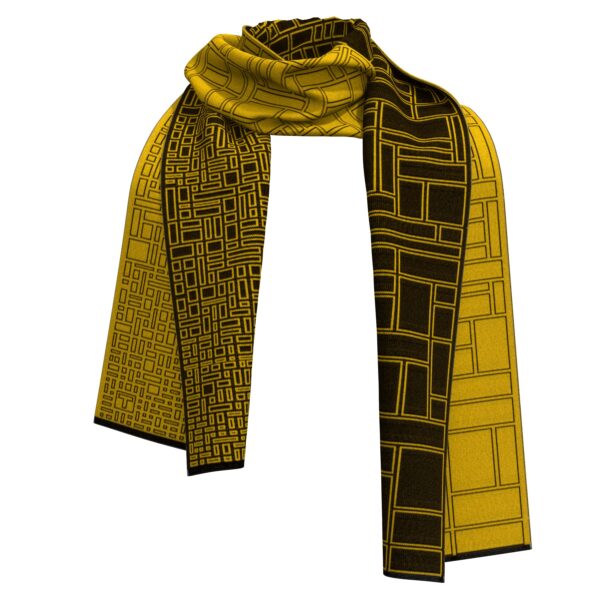 Thesis Scarf Black/Curry